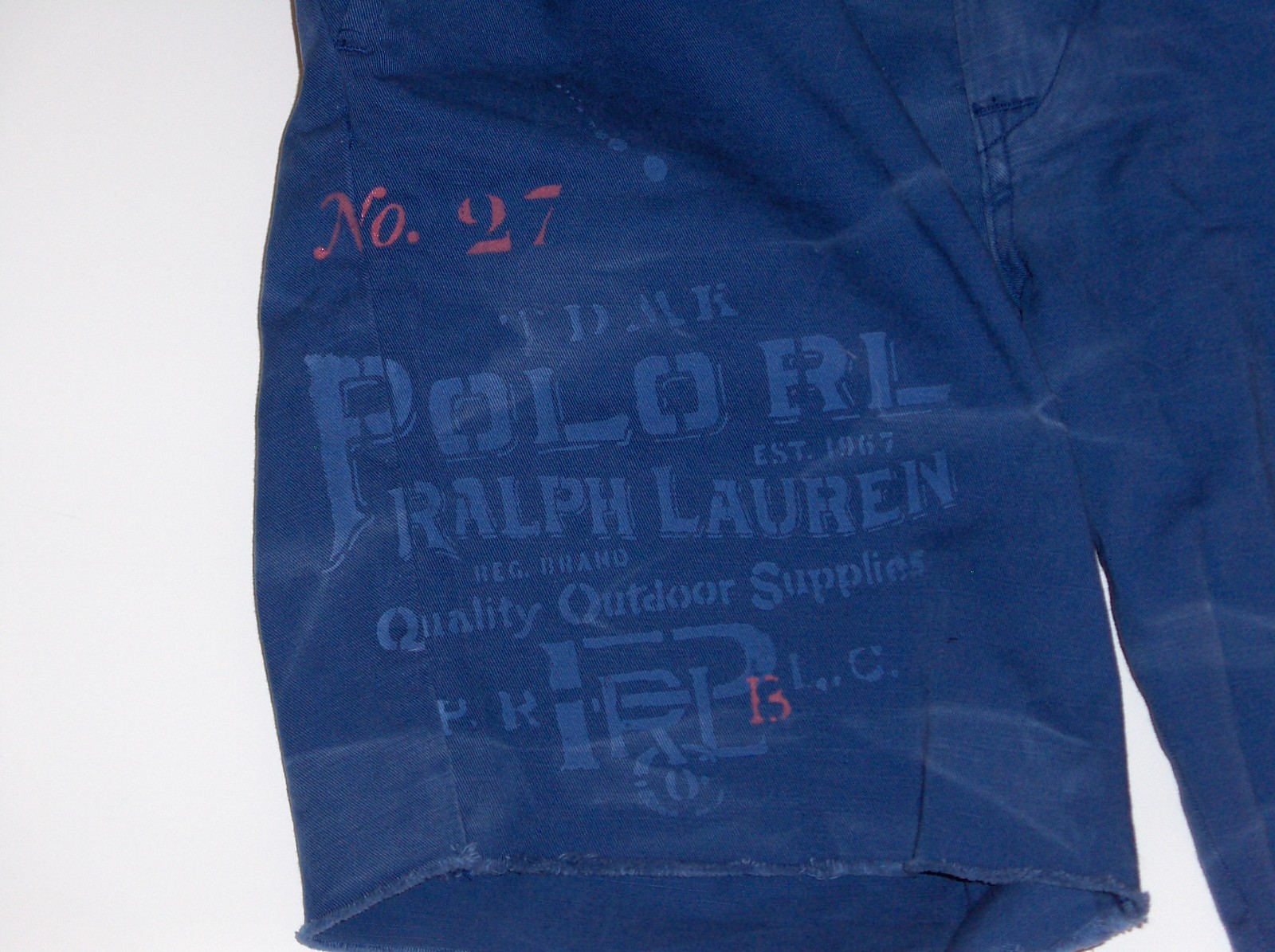 POLO RALPH LAUREN Men’s Eagle USA Flag Vintage Straight Fit Flat Front Shorts