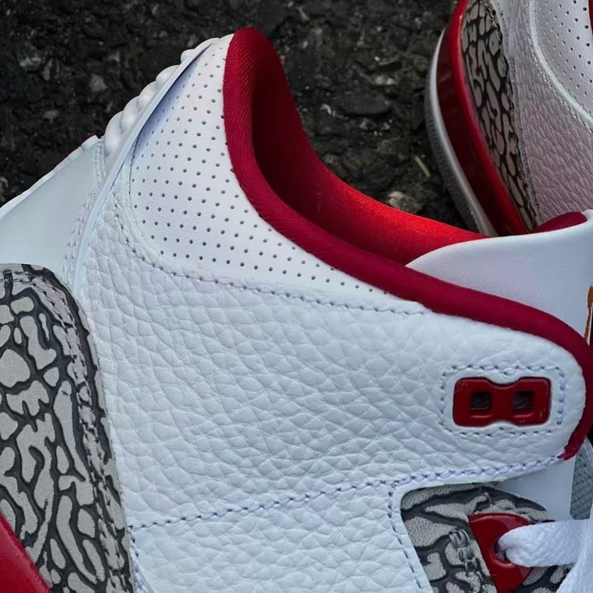 Men’s Shoes Jordan Air Jordan 3 Retro “Cardinal Red” Mid-Top Basketball NEW