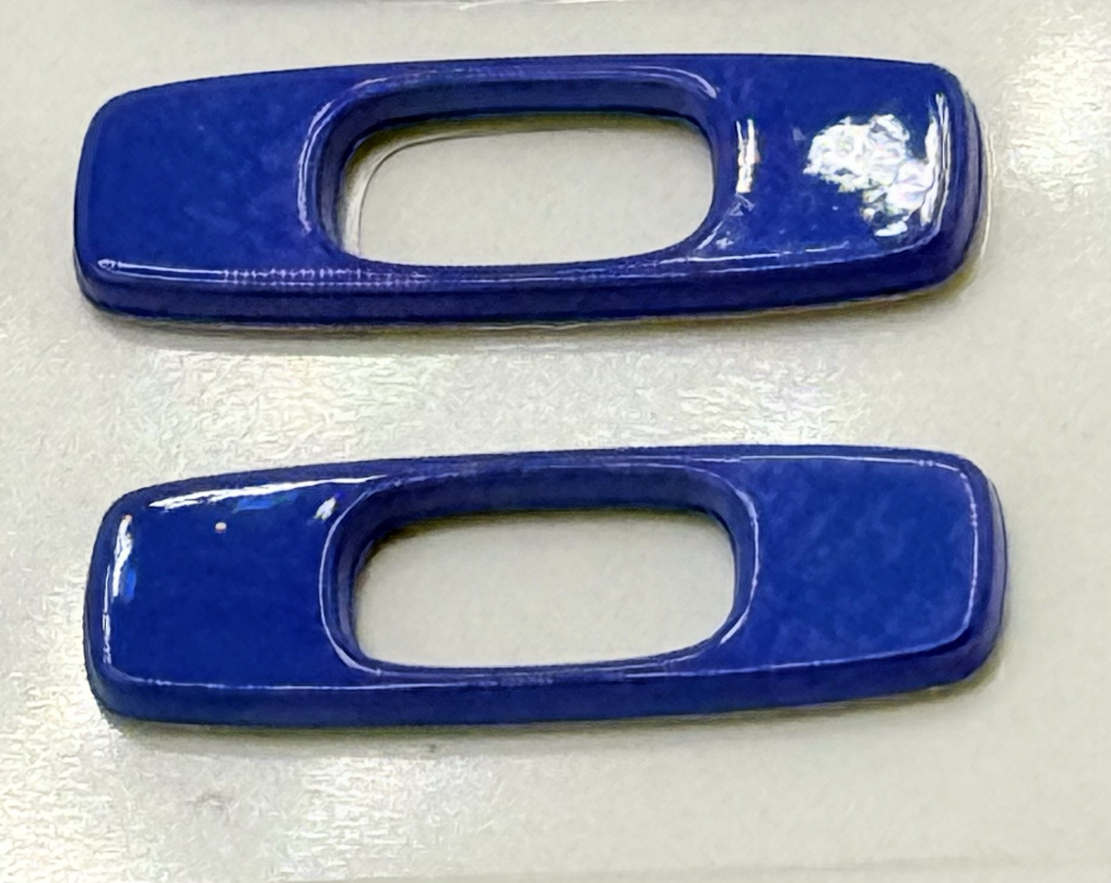 OAKLEY HOLBROOK SUNGLASSES REPLACEMENT LOGO ICON BLUE SET OF 2 SIDE TEMPLE