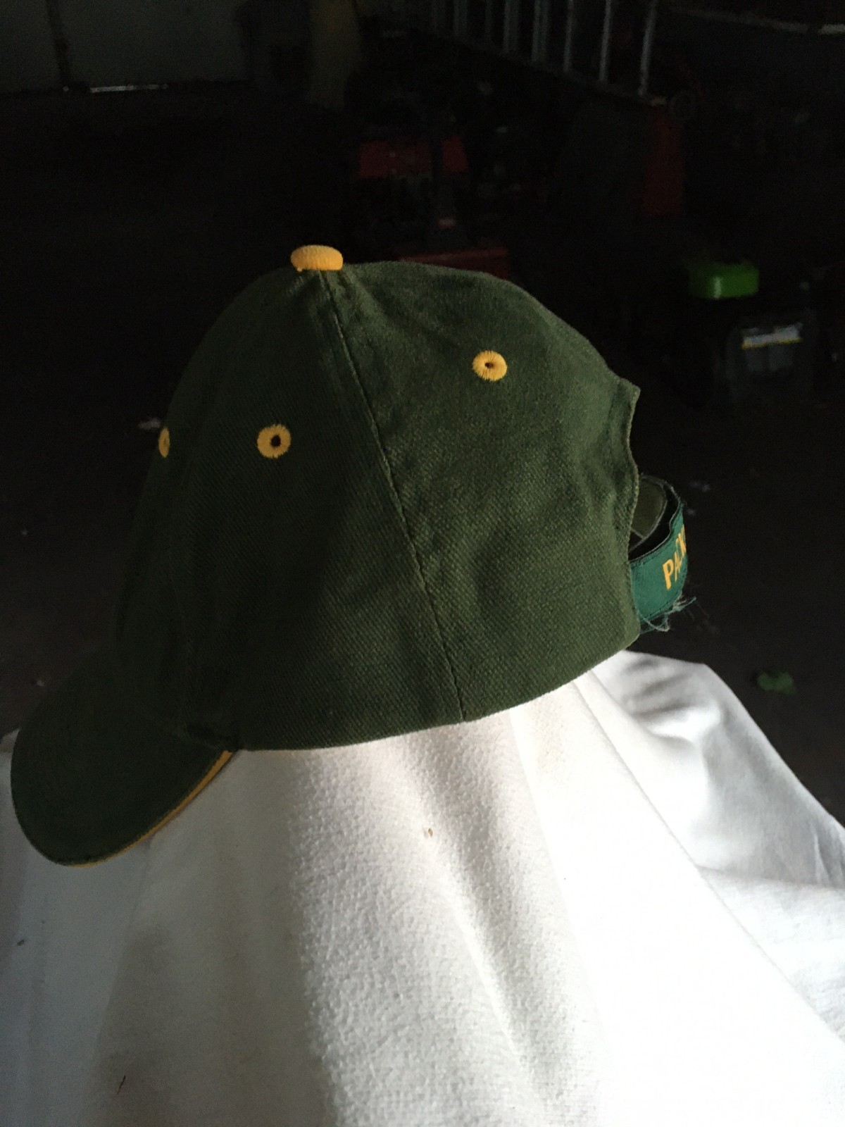 Green Bay Packers Vintage NFL Baseball Cap Embroidered Logo Adjustable