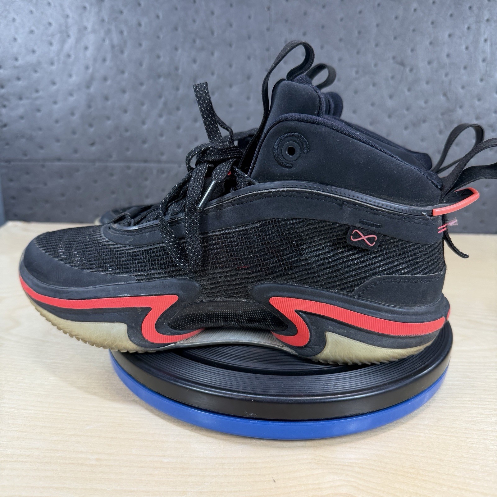 Jordan Air Jordan 36 Shoes Men Size 8.5 Black Infrared Basketball CZ2650-001