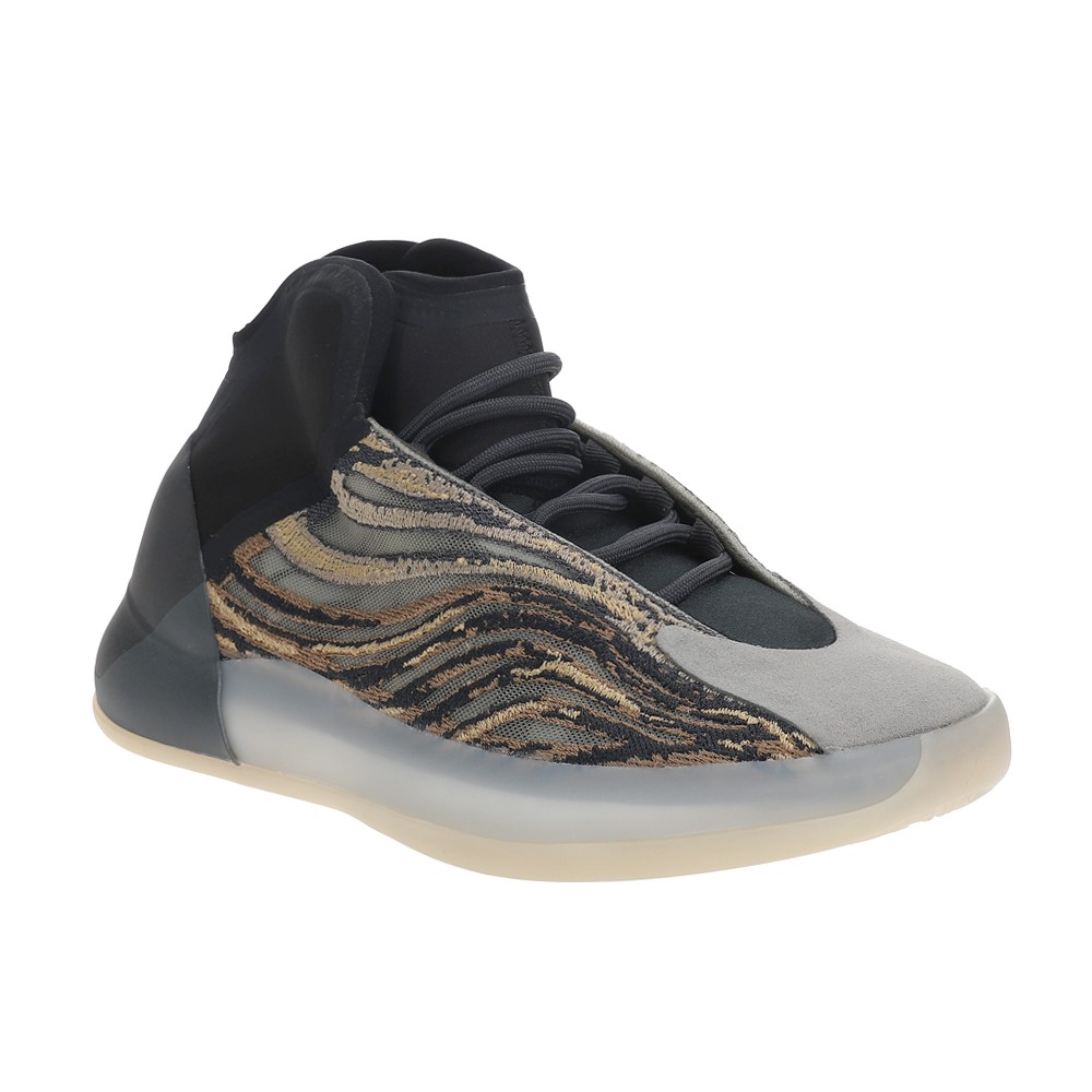 adidas Yeezy Quantum Basketball Mens Beige, Black Sneakers Athletic Shoes GX13