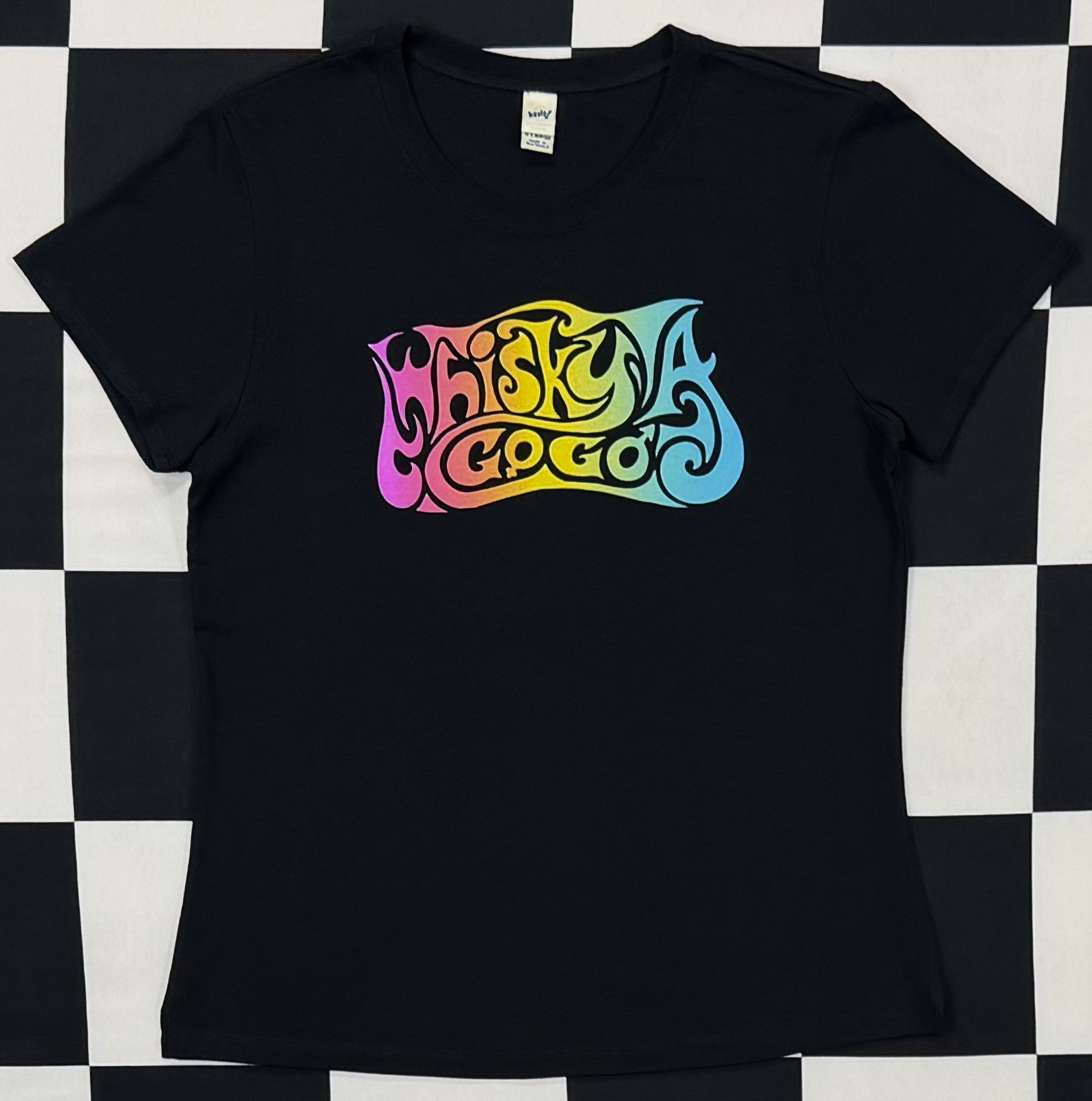 New Officially Licensed Whiskey A Go-Go Juniors Graphic Print T Shirt (XL)
