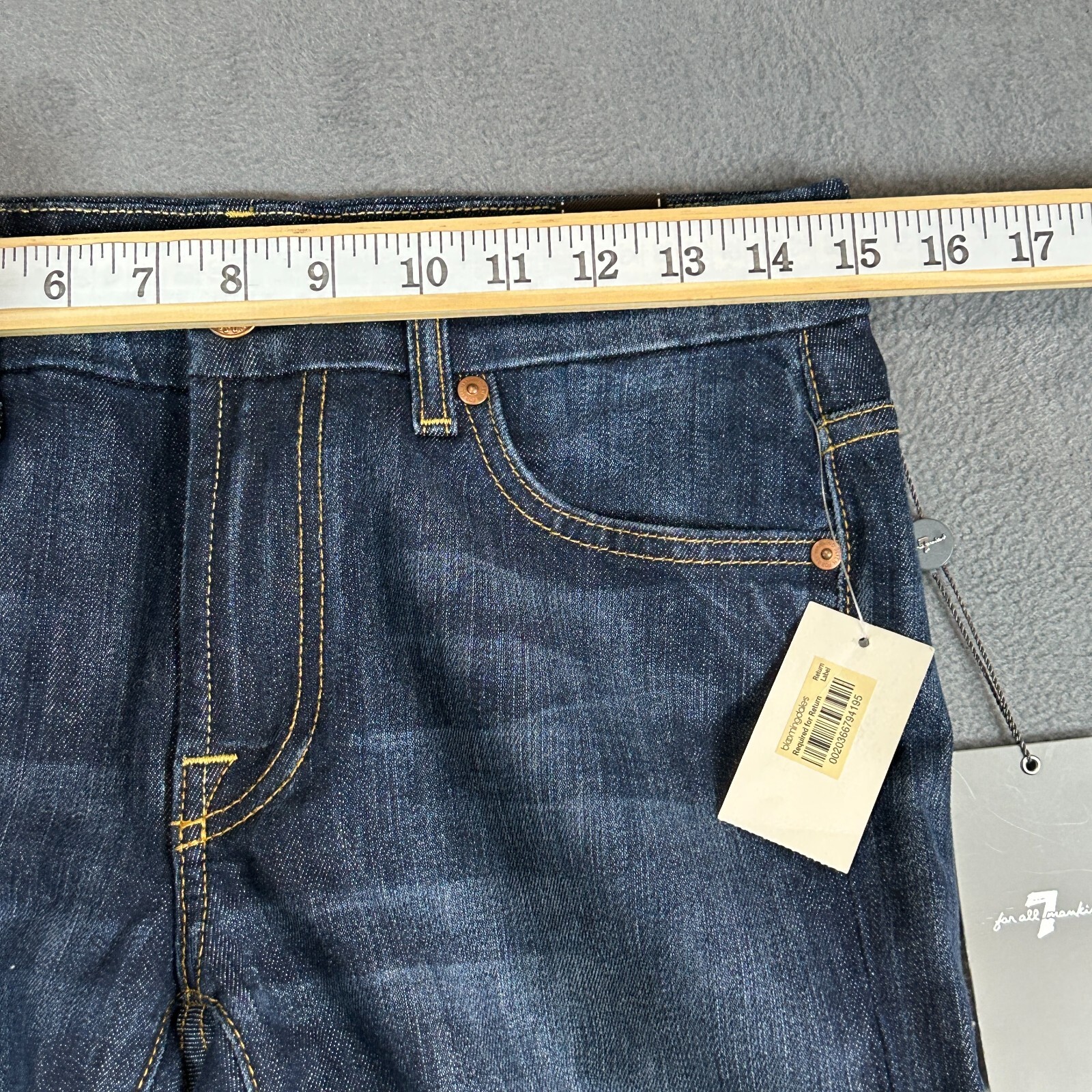 7 For All Mankind Jeans Womens Size 27 Kimmie Bootcut Stretch Denim NWT reg$198