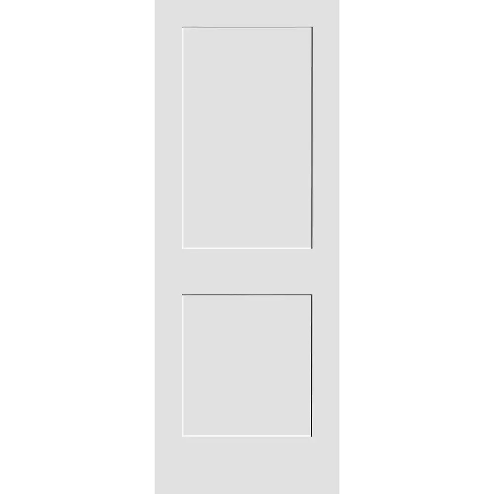 CODEL Doors Shaker Interior Doors 24-in x 80-in White 2-panel Smooth Solid|27432