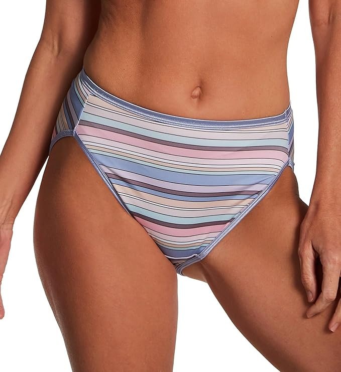 4 Pairs Vanity Fair Illumination Briefs HI-CUT Mixed PRINTS 13108 6 7 8 9 10