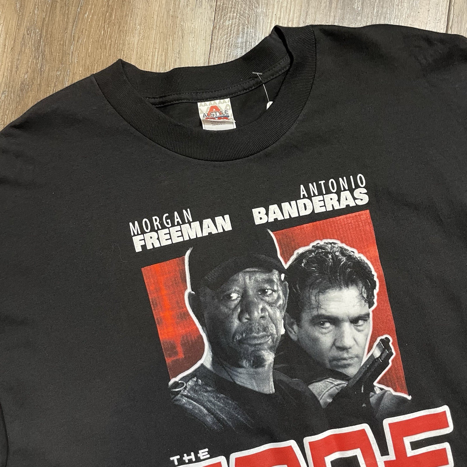 2009 The Code Vintage Movie Promo Tee Shirt Mens XL Y2K 2000s Morgan Freeman