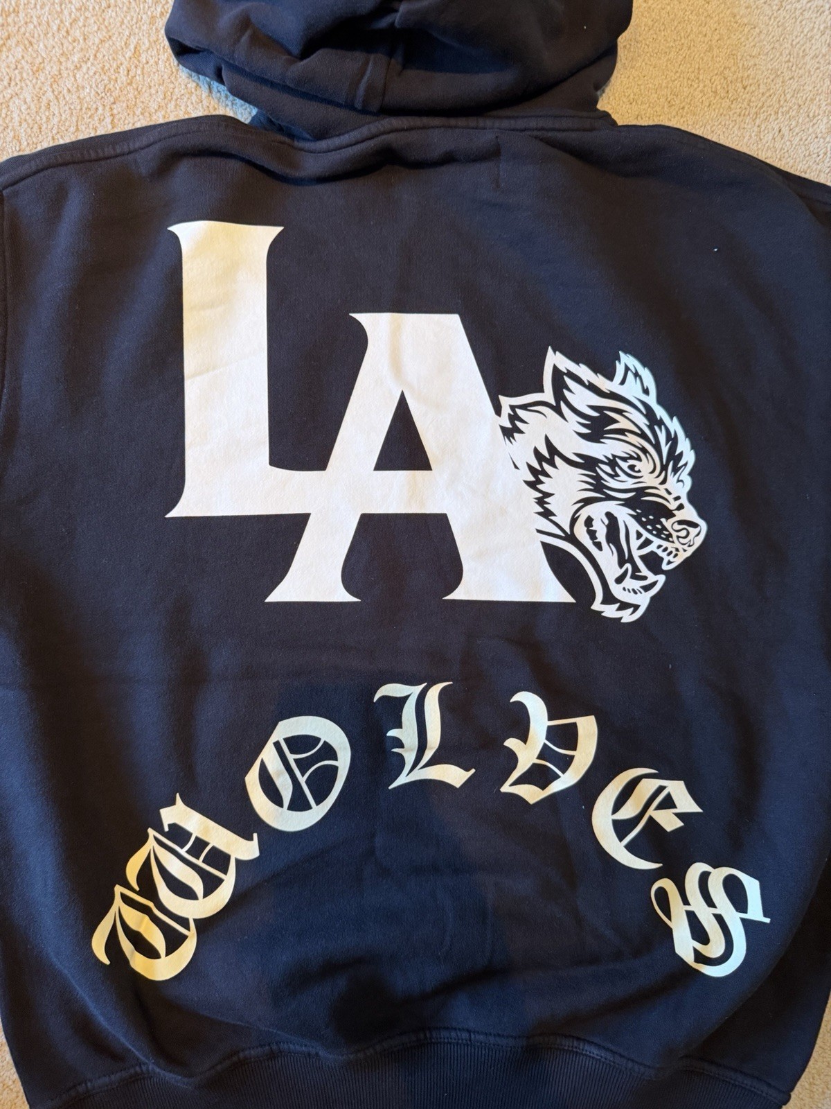 Darc Sport LA Wolves MINTED RELEASE black hoodie Size M. Brand new with tags
