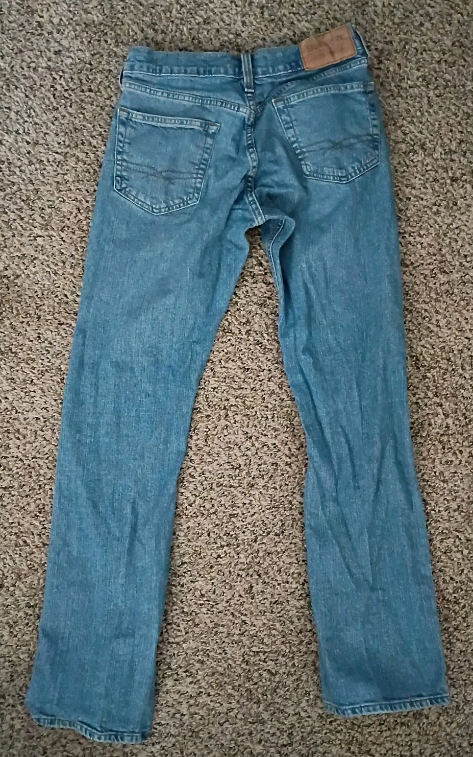 Levi Strauss Signature Jeans Blue Stretch Mid Rise Boot Cut Womens 28×30 Denim