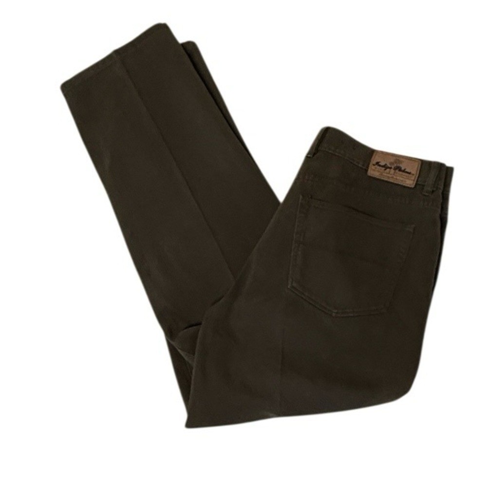 Indigo Palms Tommy BahamaClassic Fit Brown Cordoroy Pants 36X30(hemmed to 28)