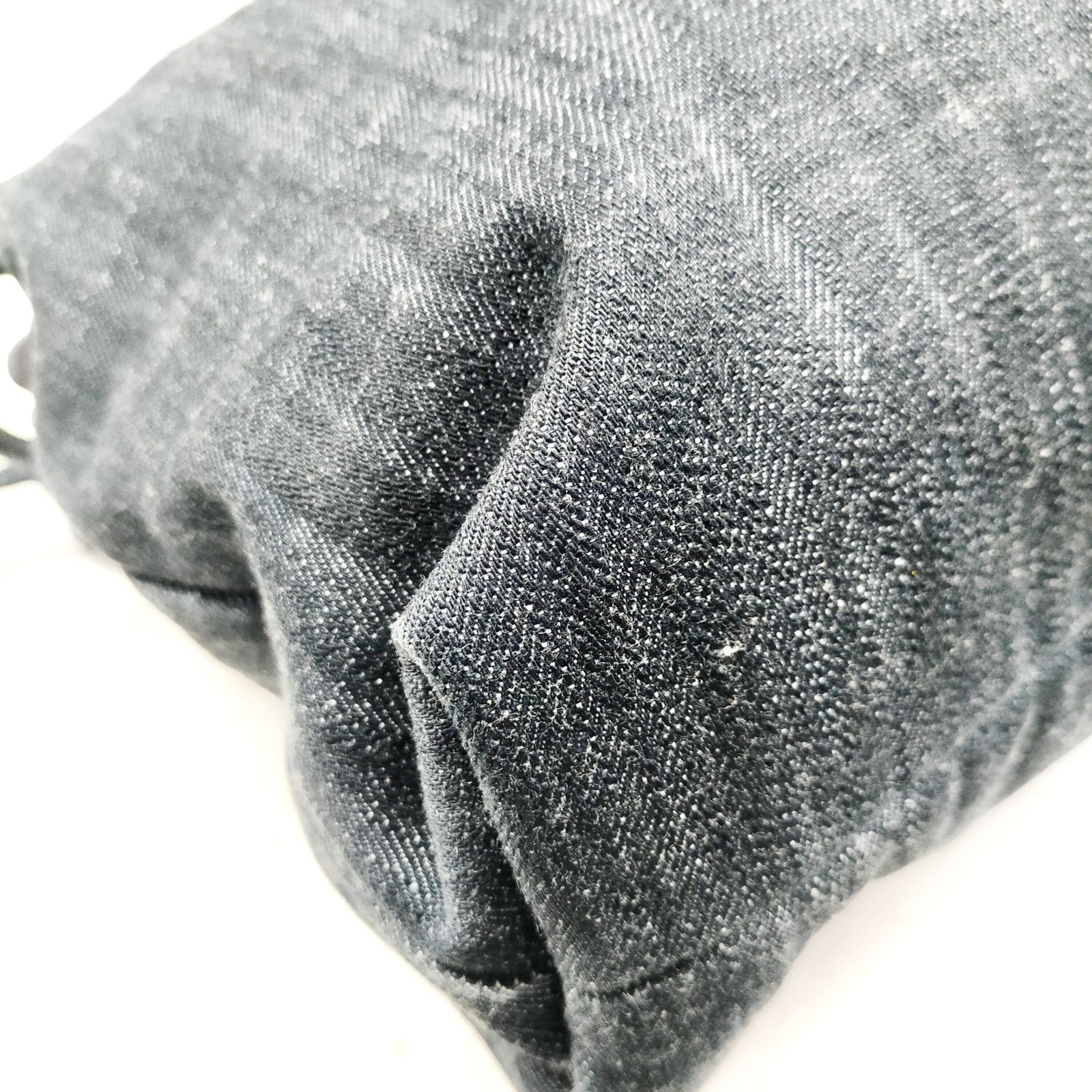 Chanel Tote Bag Navy Blue Denim 462603