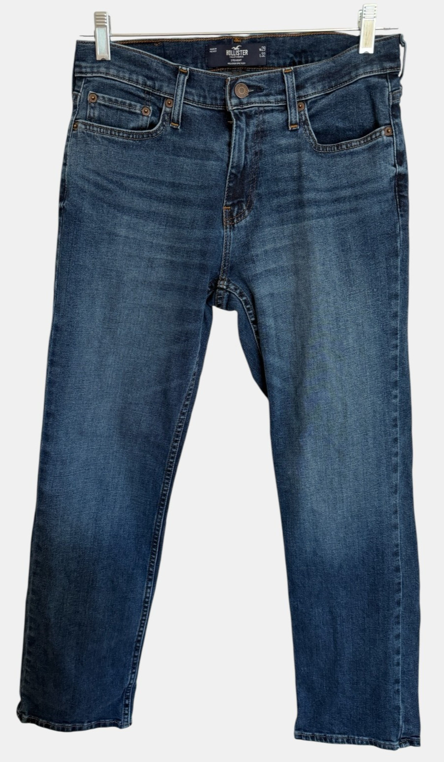 Hollister Mens Size 29×32 Epic Flex Straight Jeans Dark Rinse Classic Stretch