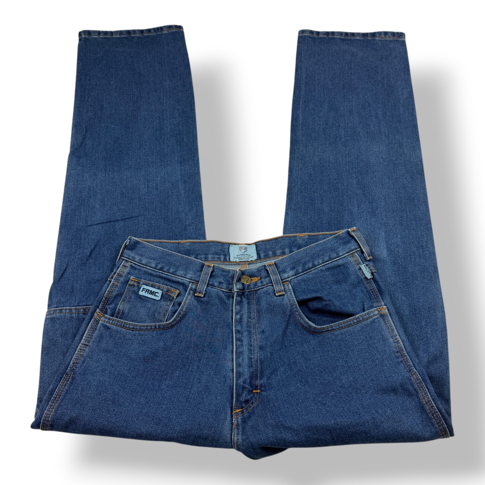 Tyndale FR F290T Mens Flame Resistant Straight Leg Jeans Blue 31×32 Made in USA