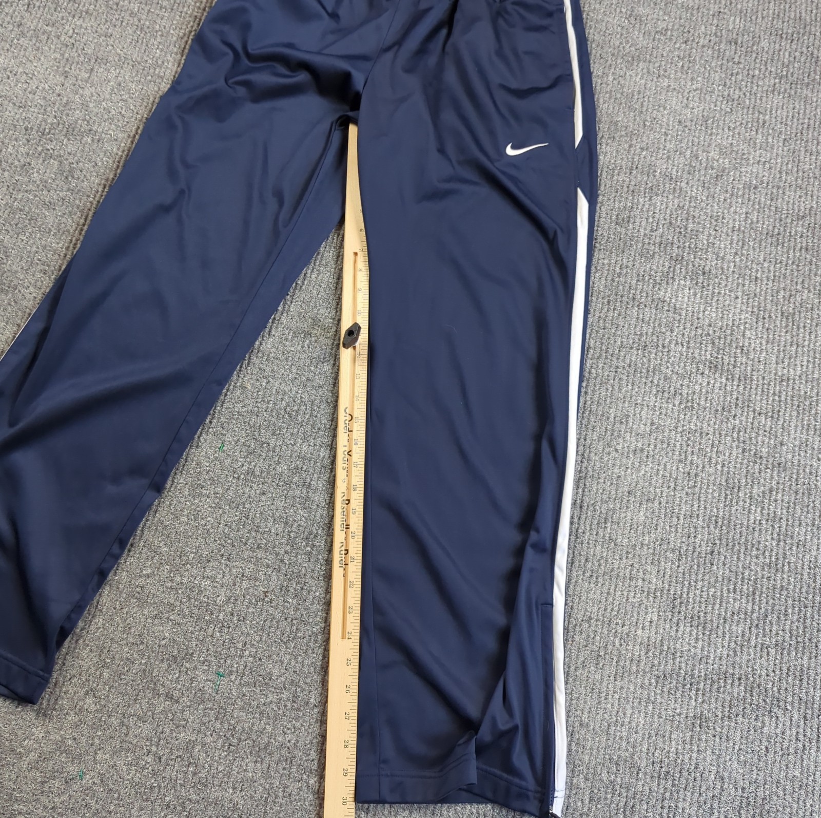 Nike Pants Mens Large Blue Track Atheltic Running Lounge Sweat