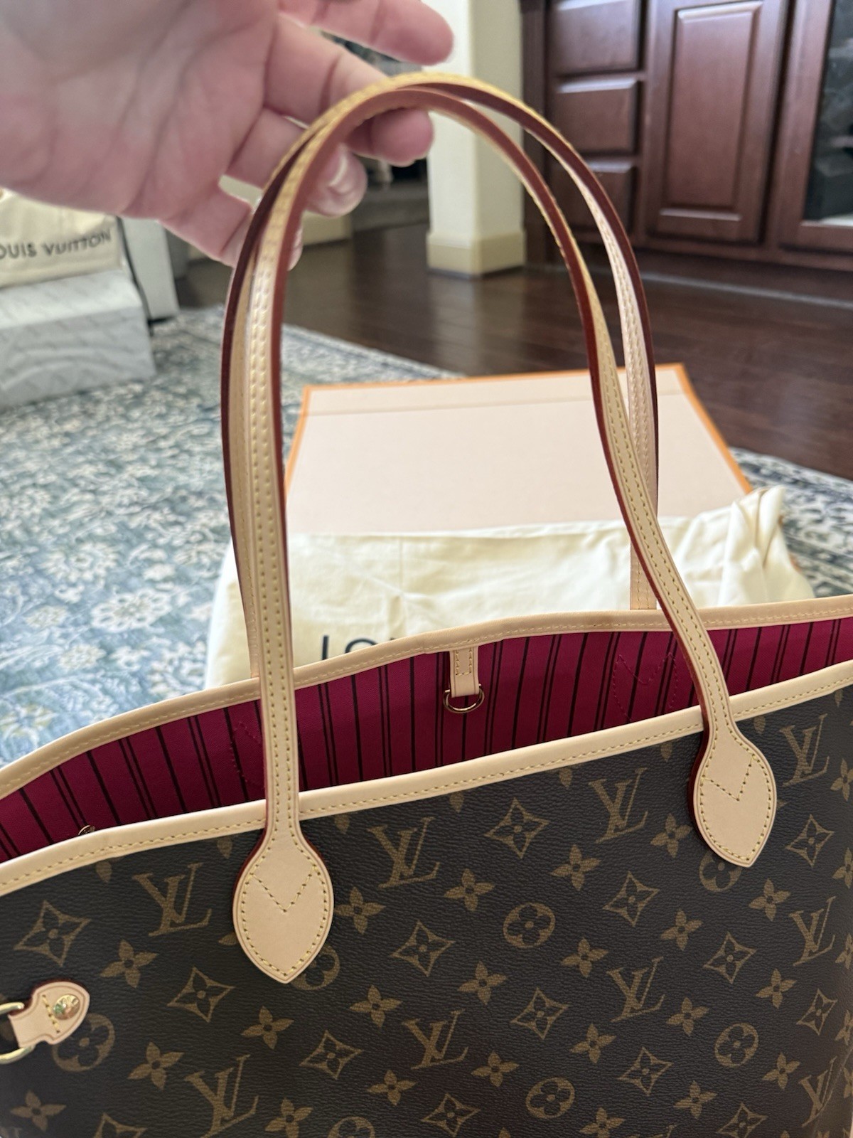 Louis Vuitton Monogram Tote Bag Neverfull