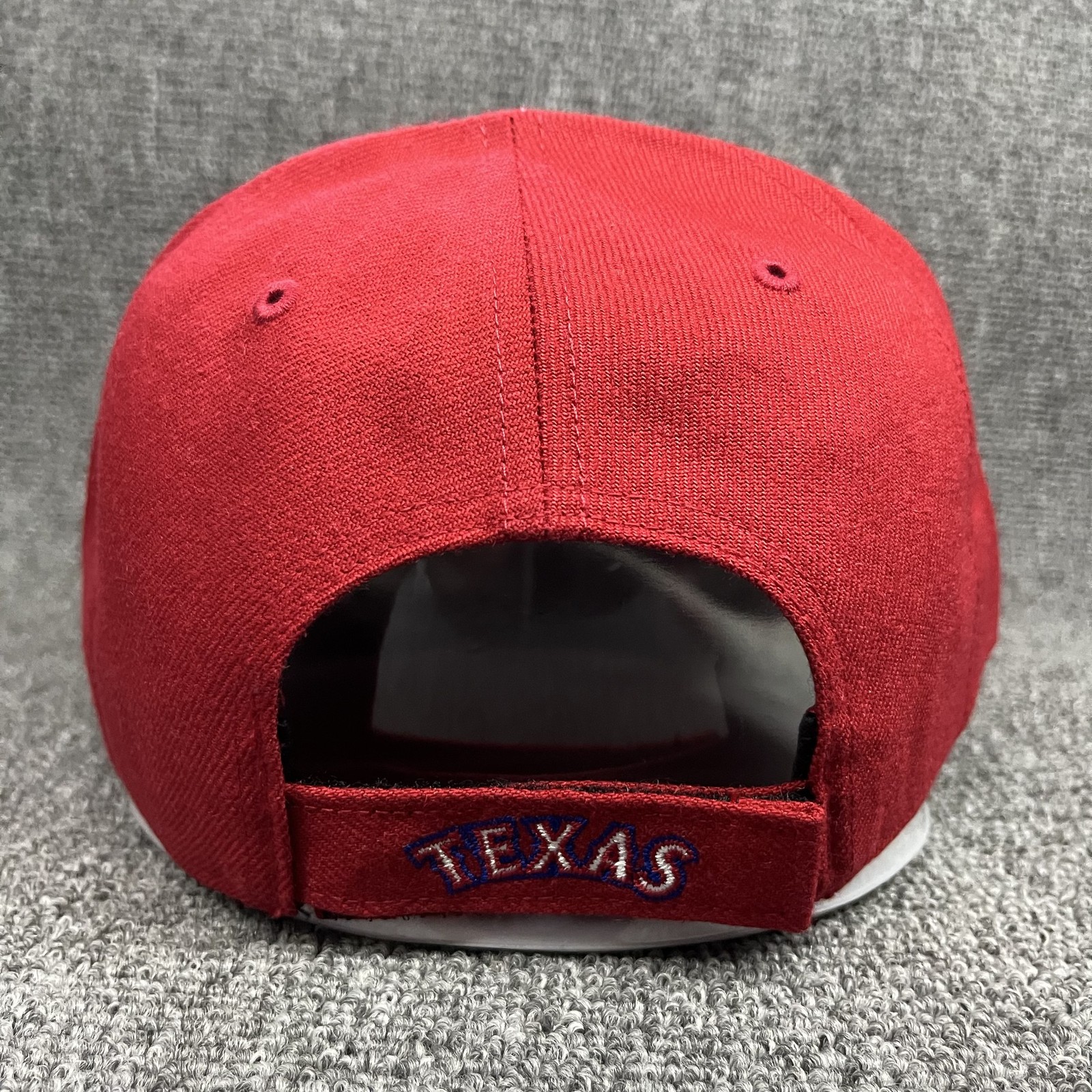 ’47 Brand Texas Rangers Strapback Cap Red Curved Brim Hat W1807