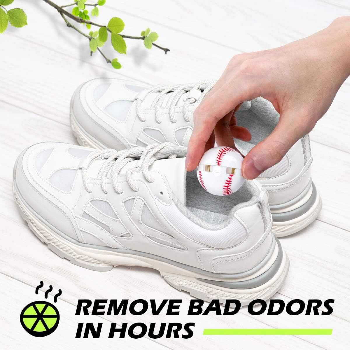 TUFFEN Shoe Deodorizer Balls Sneaker Reusable Effective Remove Odors Balls 8 PCS