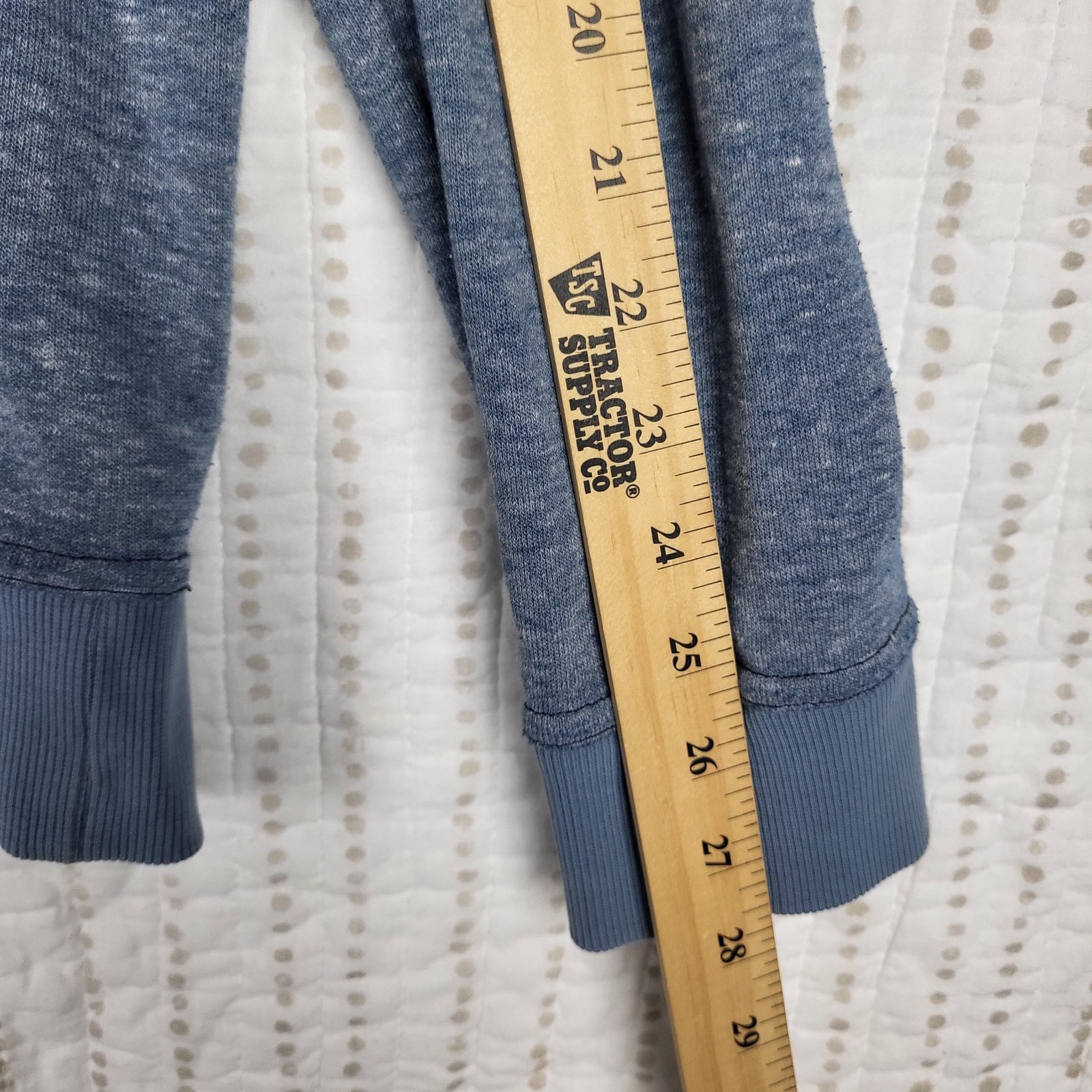 Toad & Co Hemp Sweatshirt Men’s XL Blue Heathered Lightweight Athleisure Lounge