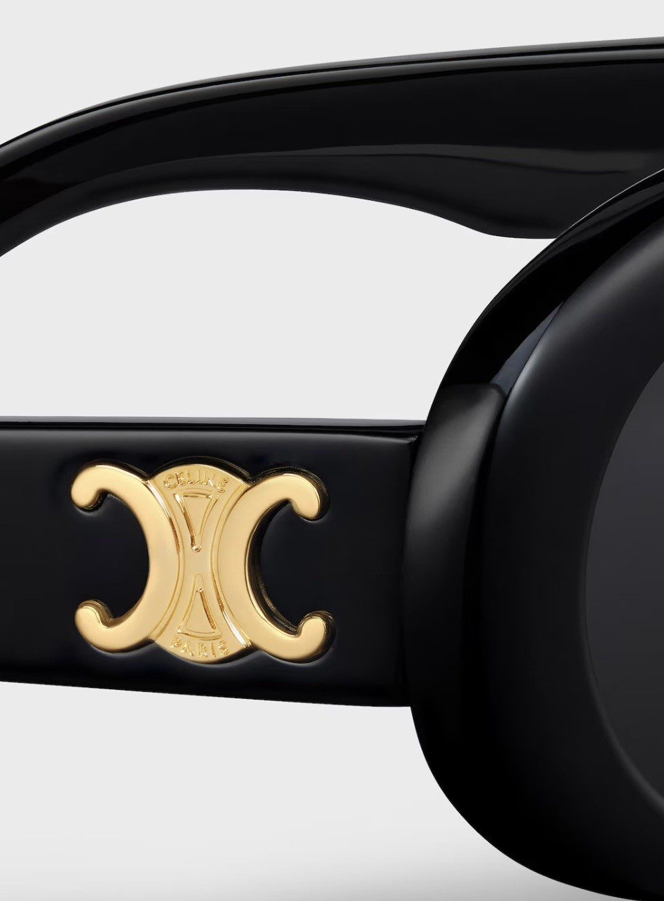 550$ Celine CL40194U Triomphe Oval Sunglasses Shades Size 52/22/145 in Acetate .