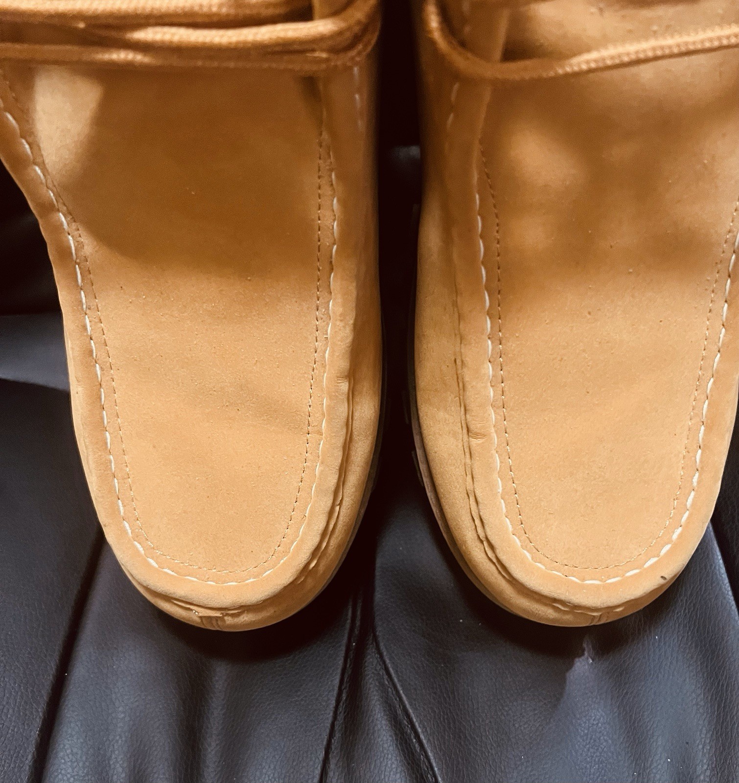 Lugz Tan Suede Men’s Chukka Boots Comfort Lace-Up Rugged Rubber Sole Casual