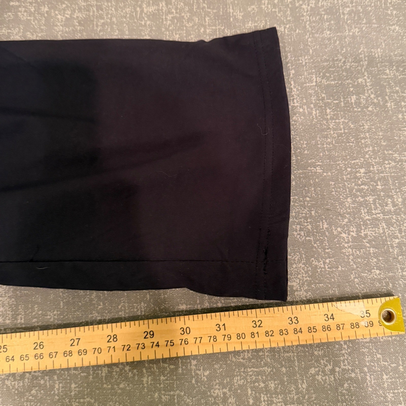 Orvis Mens Fleece Lined Tech Pants 36×34 Dark Navy Blue Stretch Hiking Outdoor