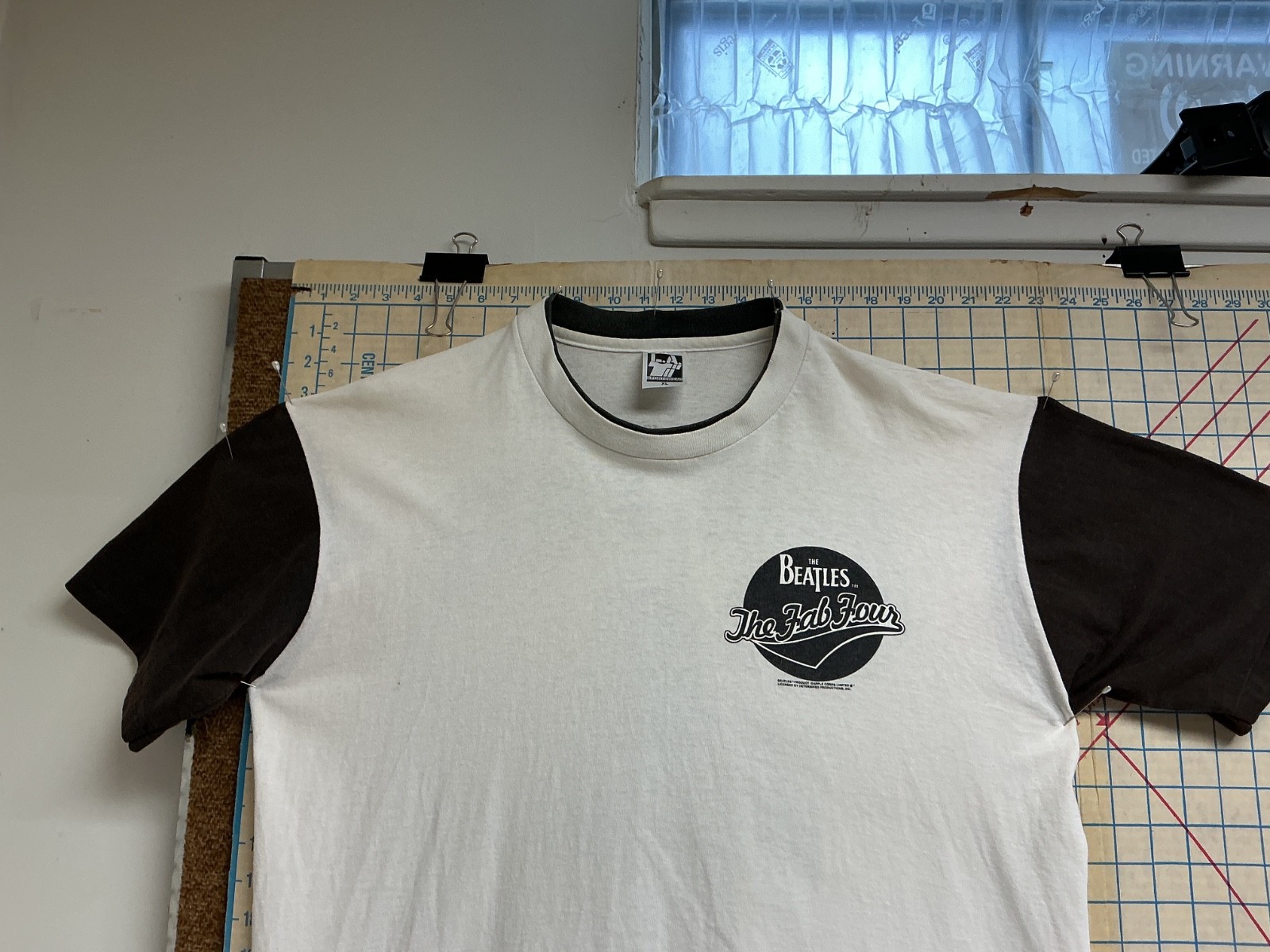 The Beatles Fab 4 Vintage Shirt 1990 XL Baseball Style Free Shipping returns