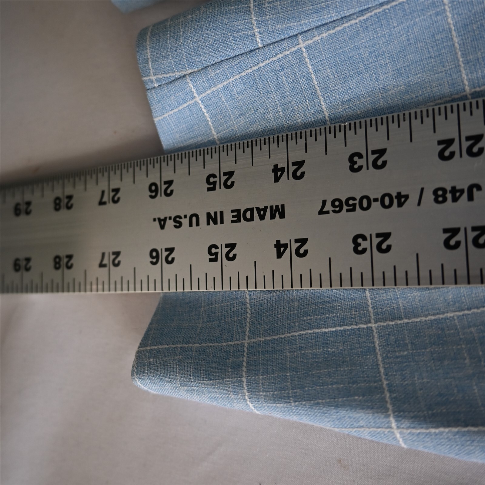 NEW Coofandy Large Blue Windowpane Mens Blazer Sport Coat Suit Jacket