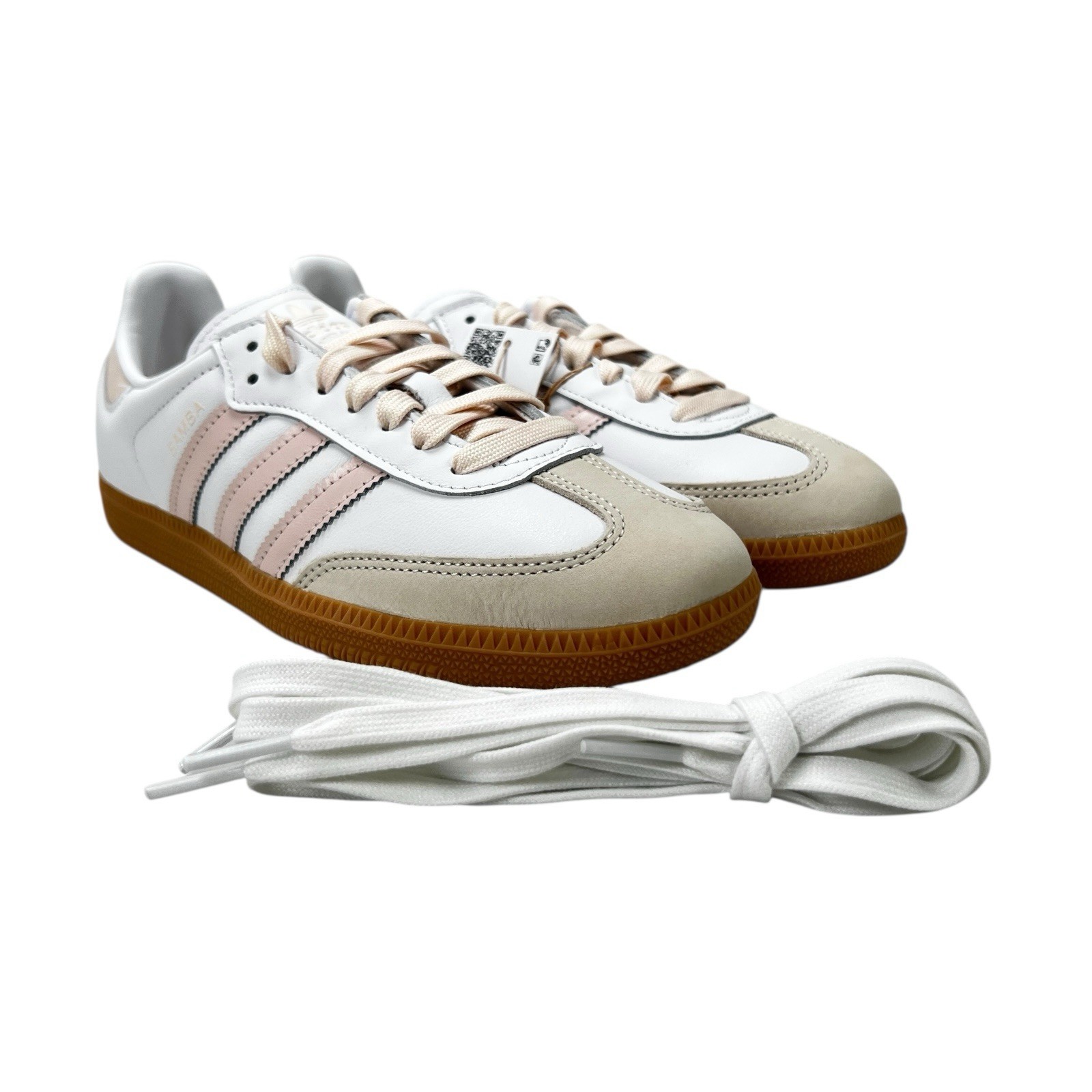Adidas Samba OG Cloud White Wonder Quartz Gum Shoes JS1351 Women’s Sizes 6.5 – 9