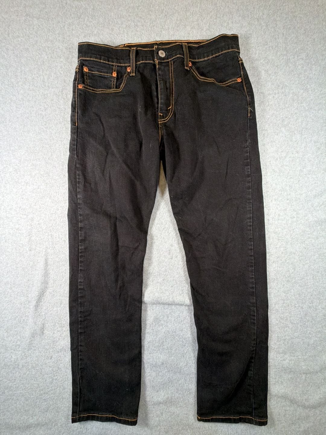 Levi’s 502 Regular Taper Fit Jeans 30×30 Black