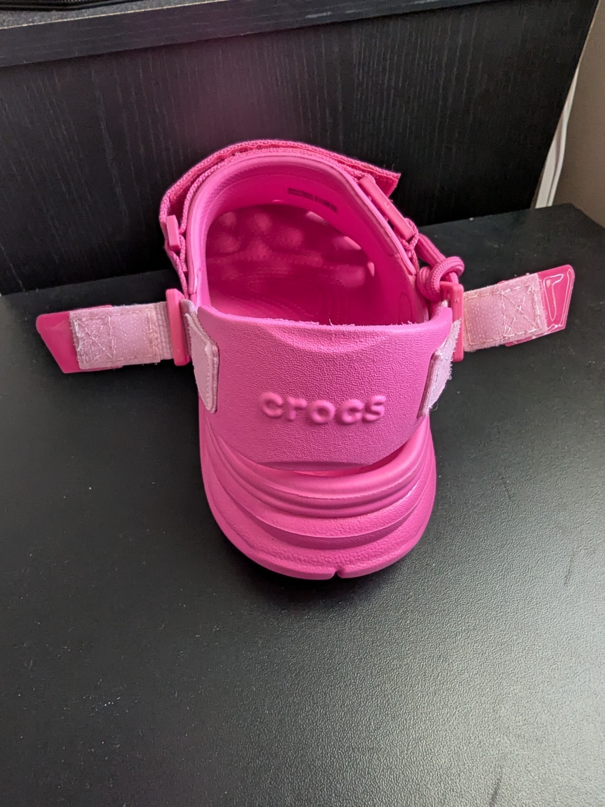 Post Malone x Crocs Duet Max Clog II Pink W6 M4 Limited Edition EUC