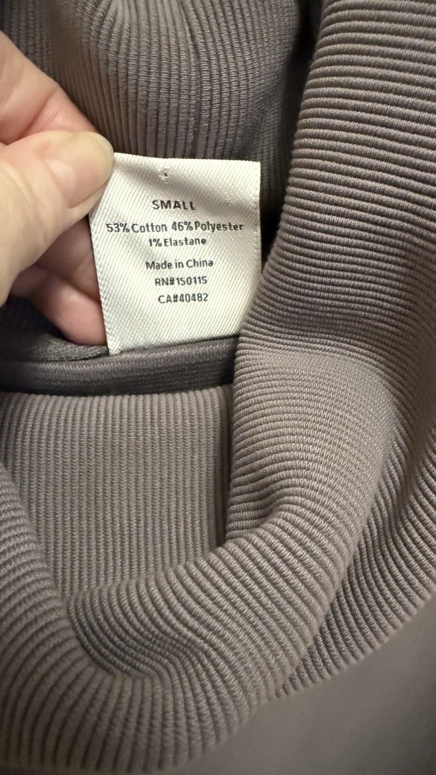 Varley Milton Sweat – Tarmac Longline Doublesoft Taupe Fleck Pullover