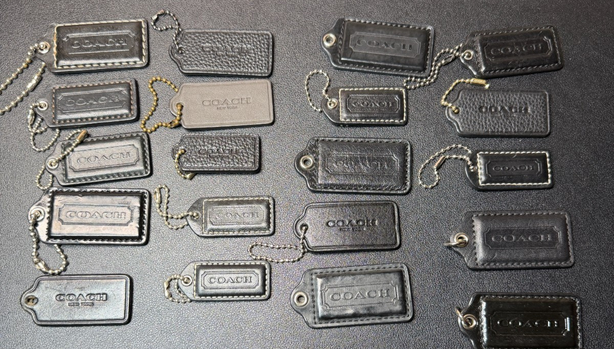 Coach Black Hangtags Lot of 20 (Lot 2261)