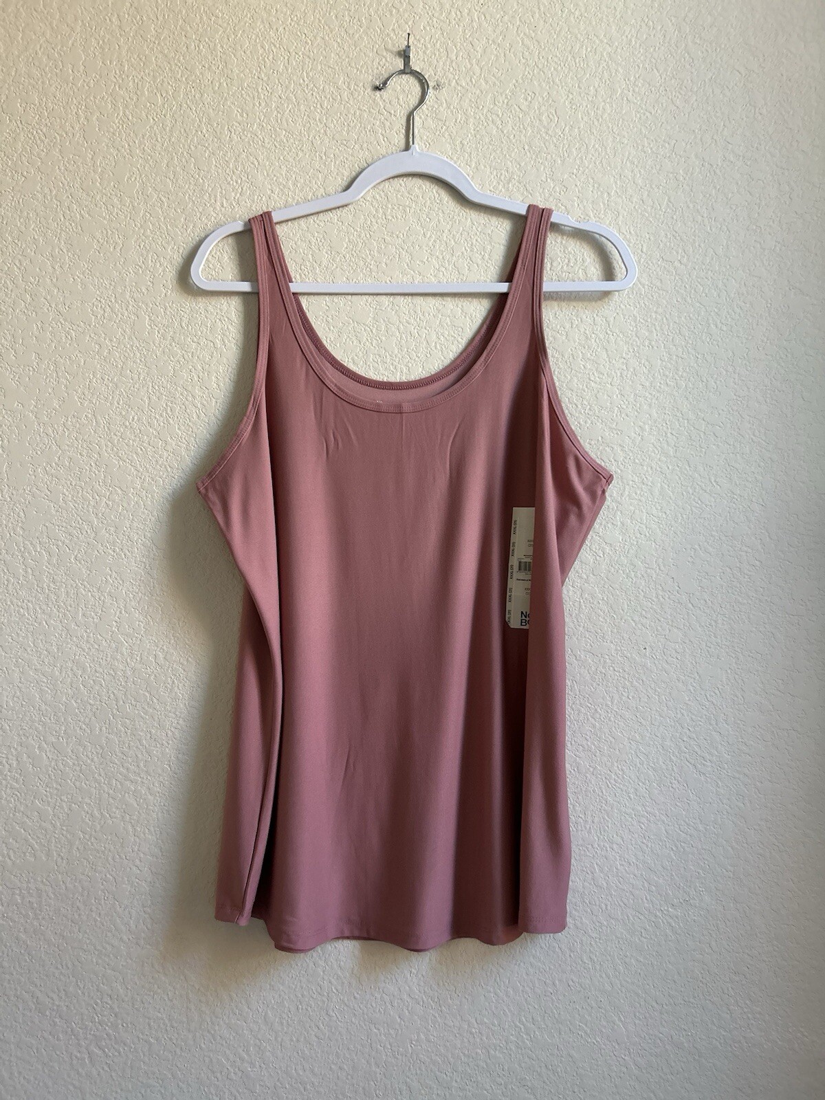No Boundaries Juniors Quaint Rose Stretch Sleeveless Scoop Tank Top XXXL(21) NWT