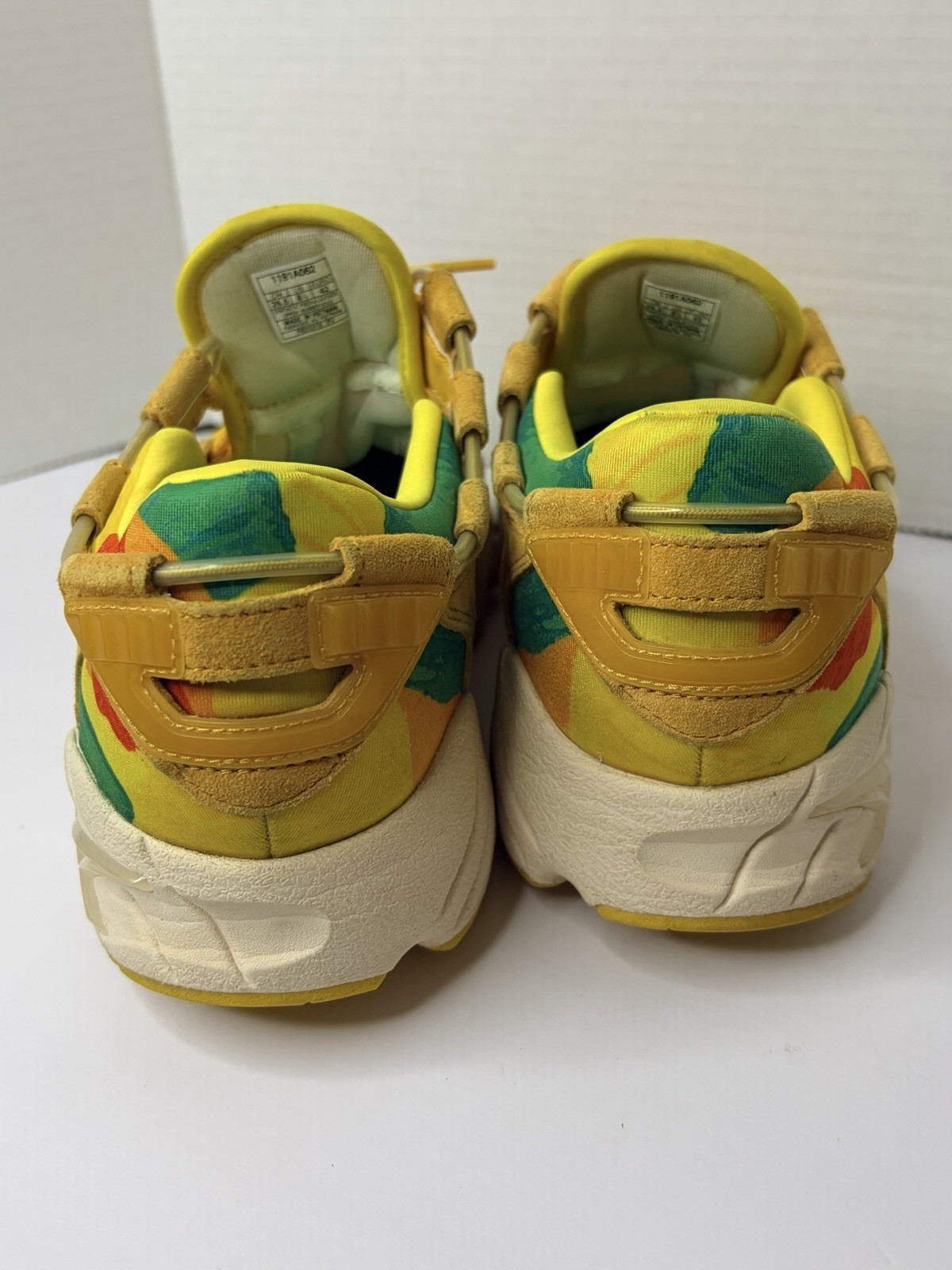 Asics Gel-Mai Knit Sunflower Sneakers Mens 8.5 Chunky Retro Dad Running Shoes