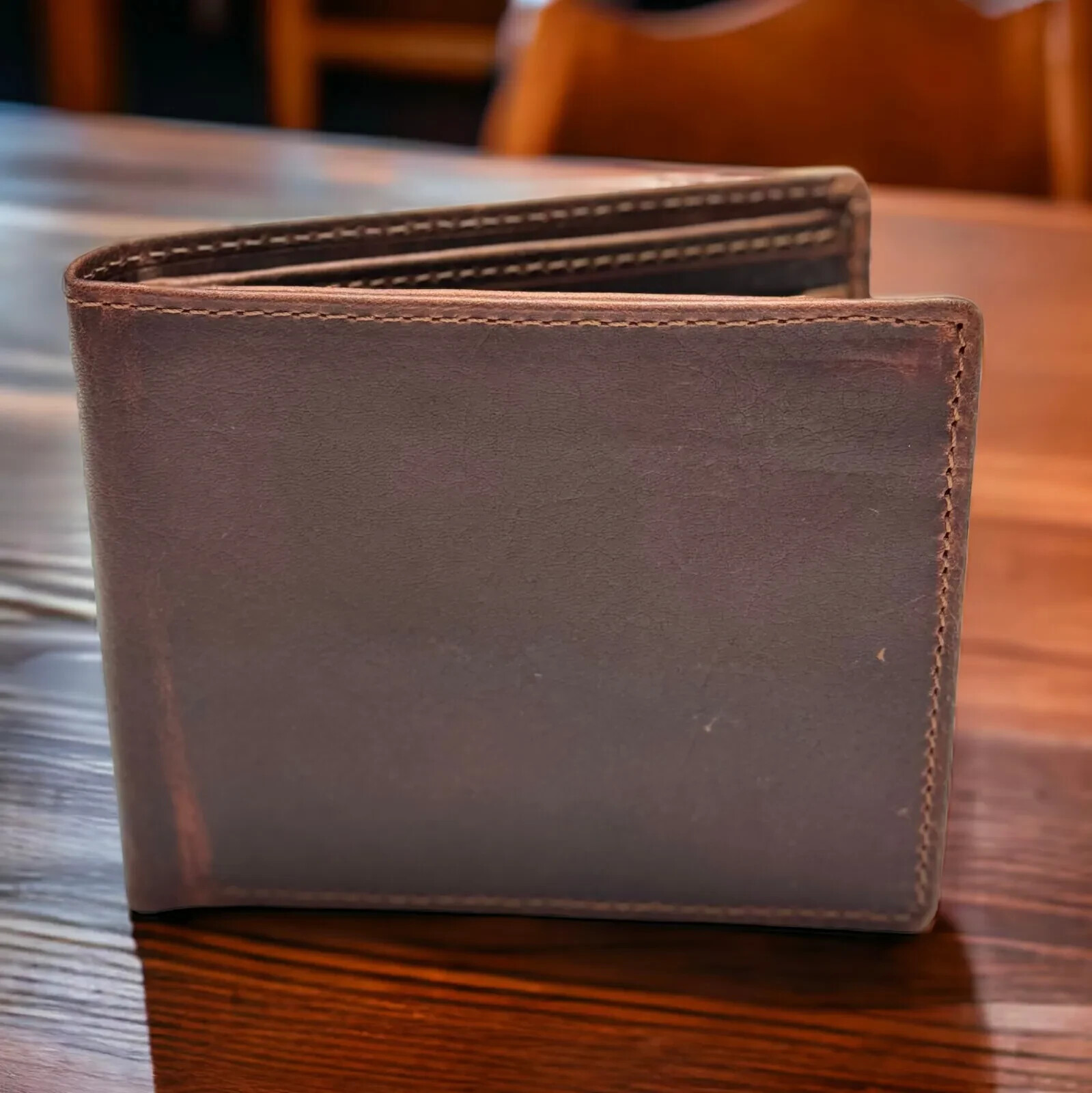 RFID Blocking Slim Thin Bifold Credit Card ID Vintage Leather Wallet for Men…
