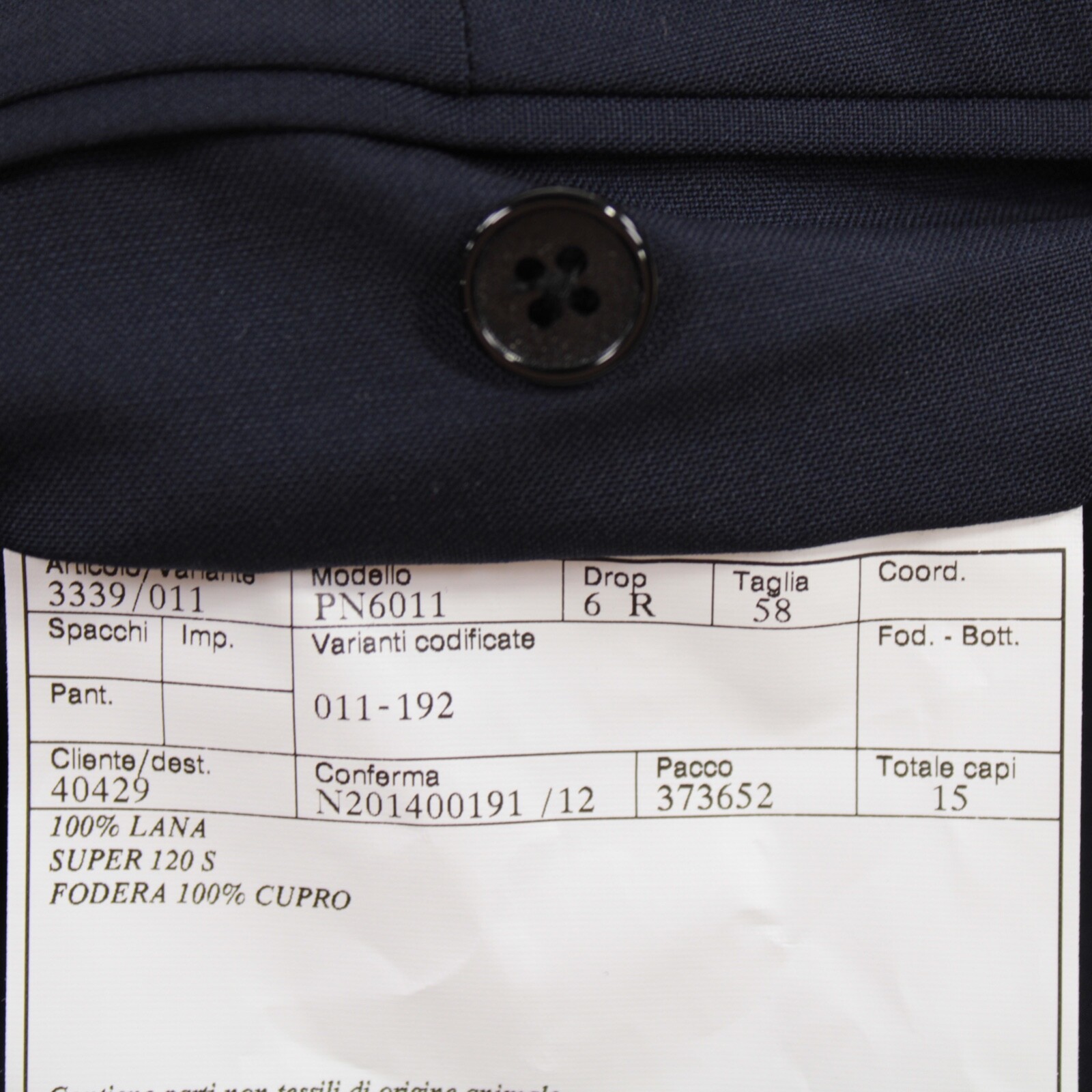 Belvest NWT Pleated Dress Pants Size 58 42 US Solid Blue 100% Wool