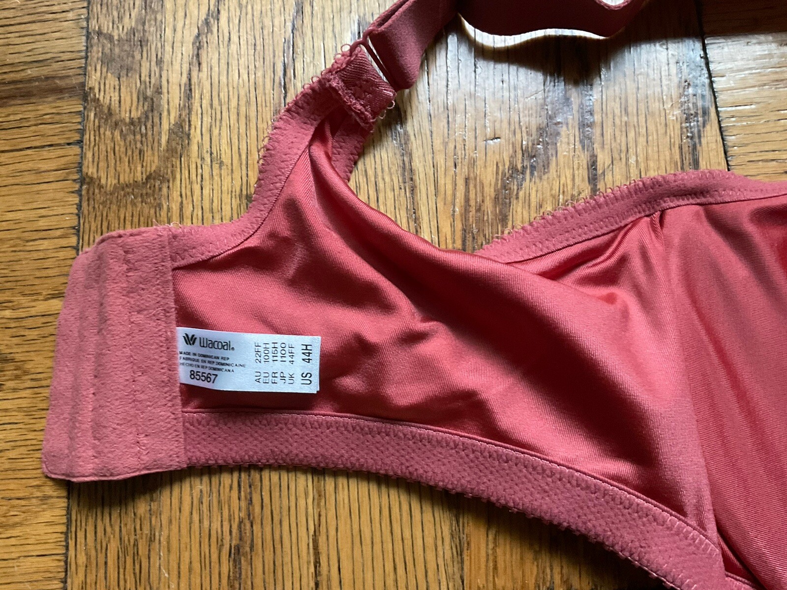 44H Seamless Underwire Bra by Wacoal; AWARENESS, Faded Rose , New