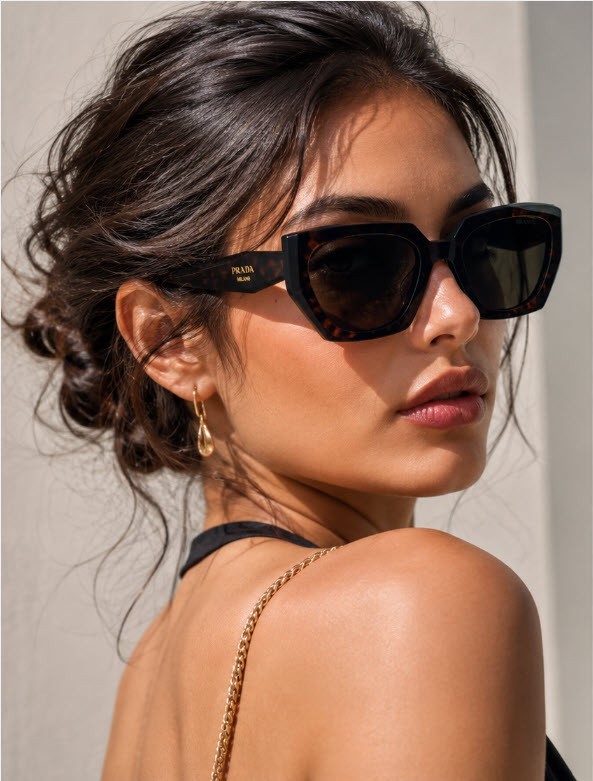 PRADA PR 15WS Root Black Dark Grey 54 mm Women’s Sunglasses – ships now