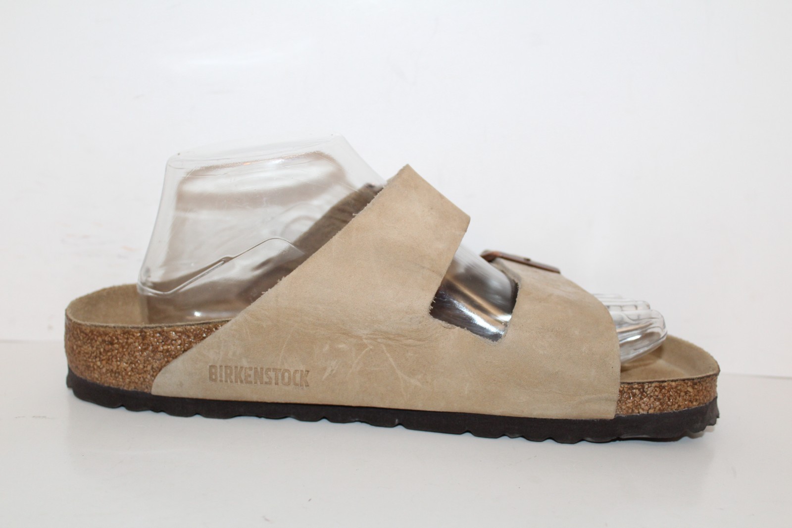 Birkenstock Arizona Leather Sandals Womens Sz 9 Regular/Wide Soft Footbed (READ)