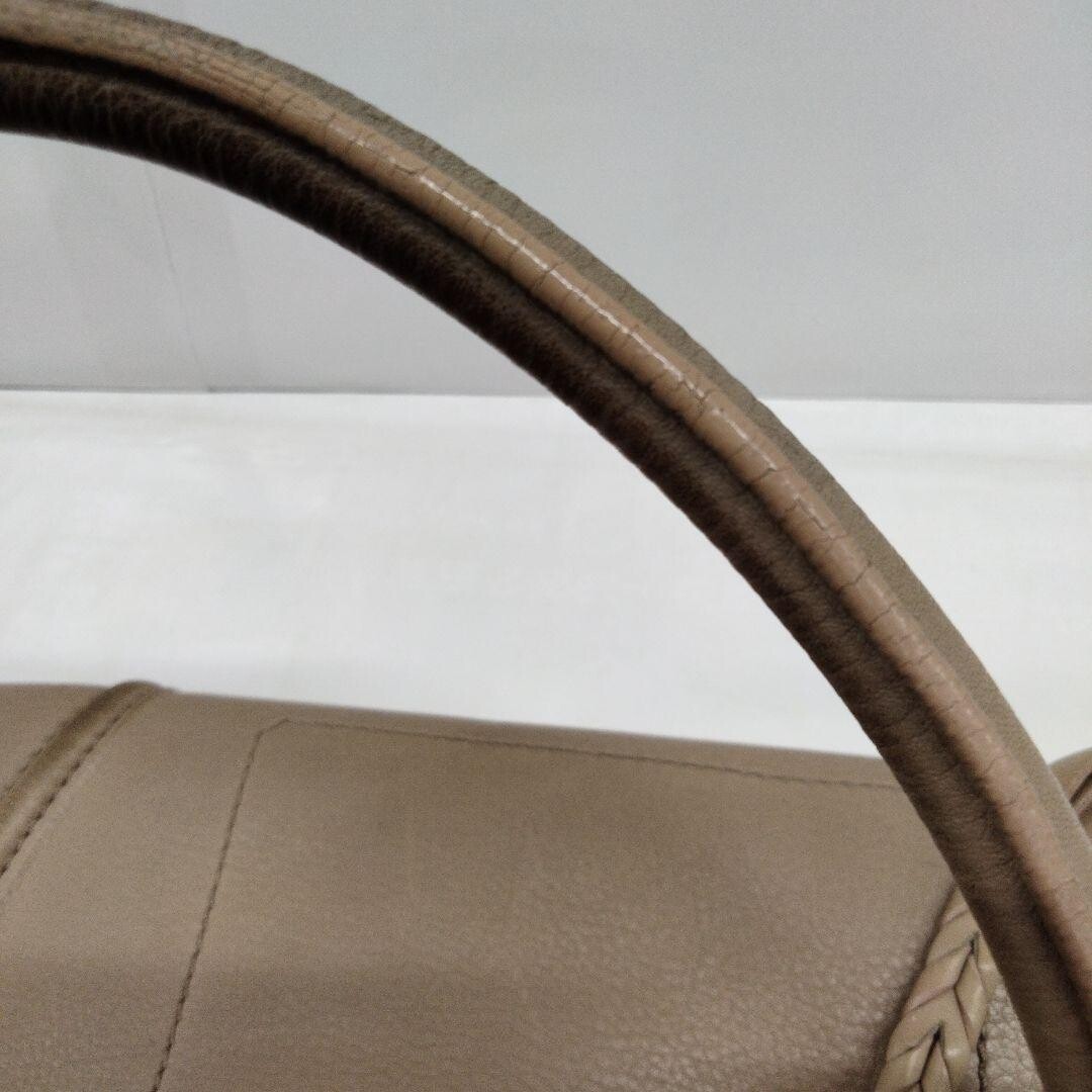 CELINE Luggage Phantom Tote Bag Greige Leather Zip Auth