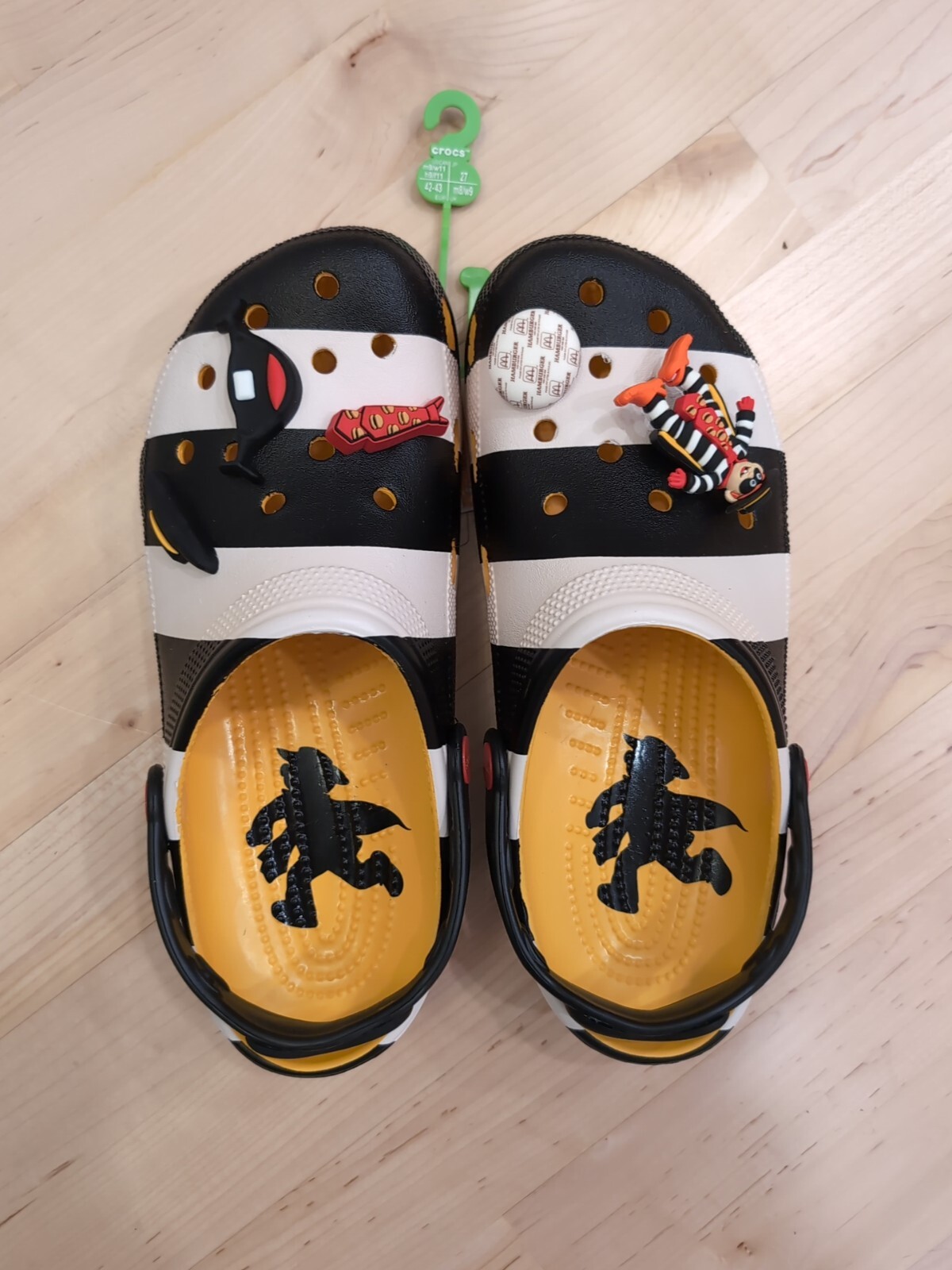 LIMITED EDITION McDonald’s Hamburglar × Crocs Classic Clog Size 9 M/11 W