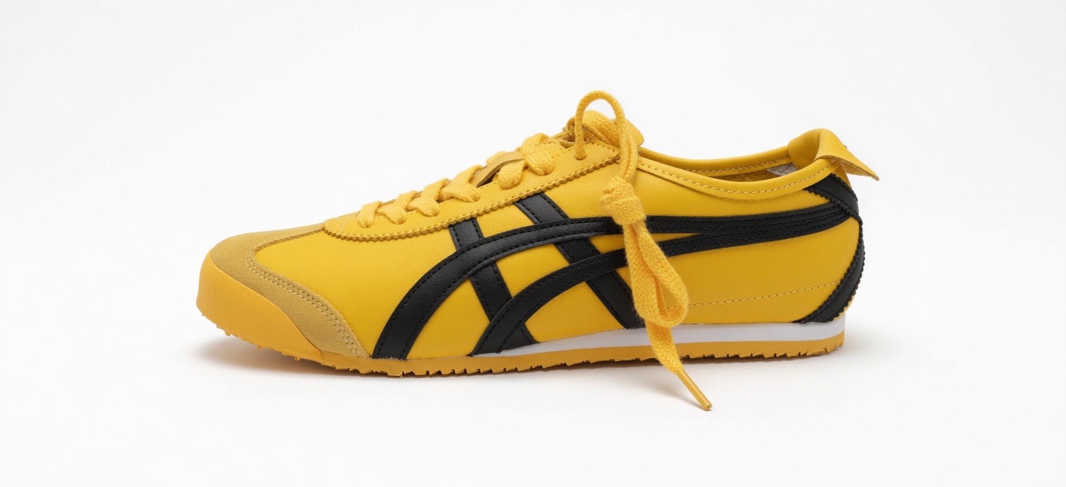 Onitsuka Tiger Mexico 66 Yellow Black Kill Bill Sneakers 1183C102-751 NEW US 9