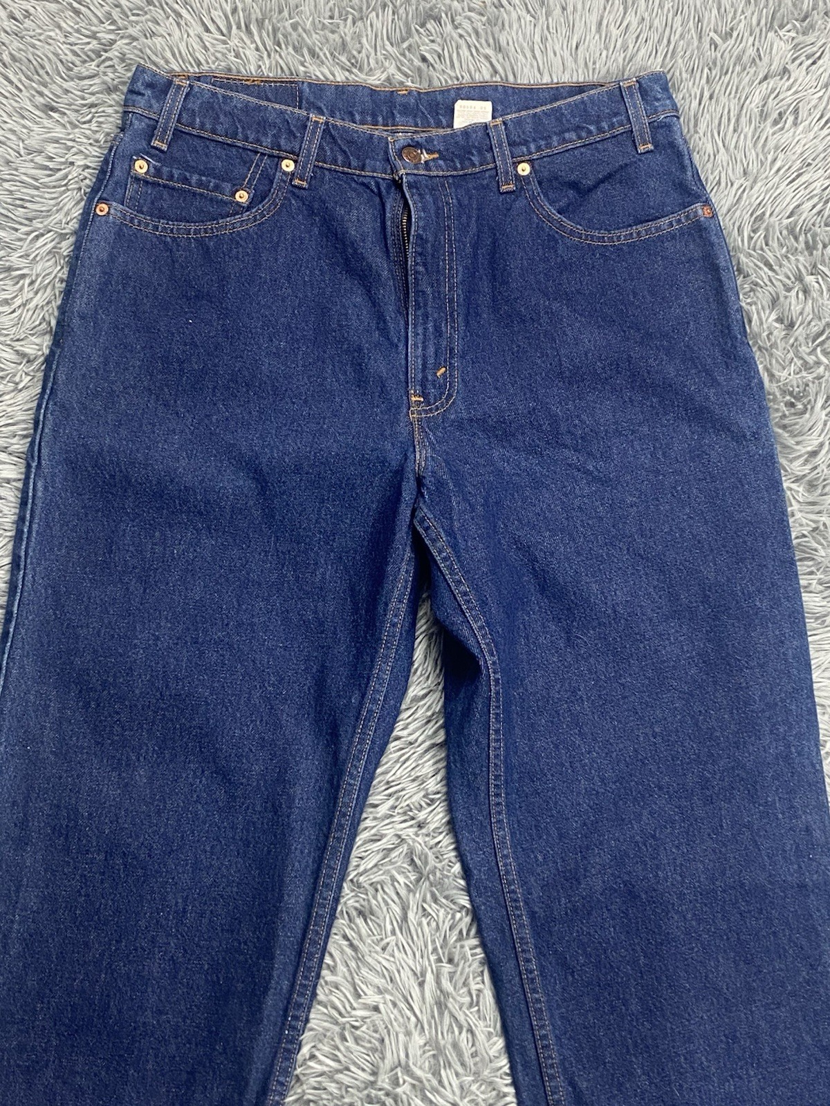 Vintage Levi’s 550 Jeans Mens 35×30 Relaxed Fit Medium Wash Made In USA