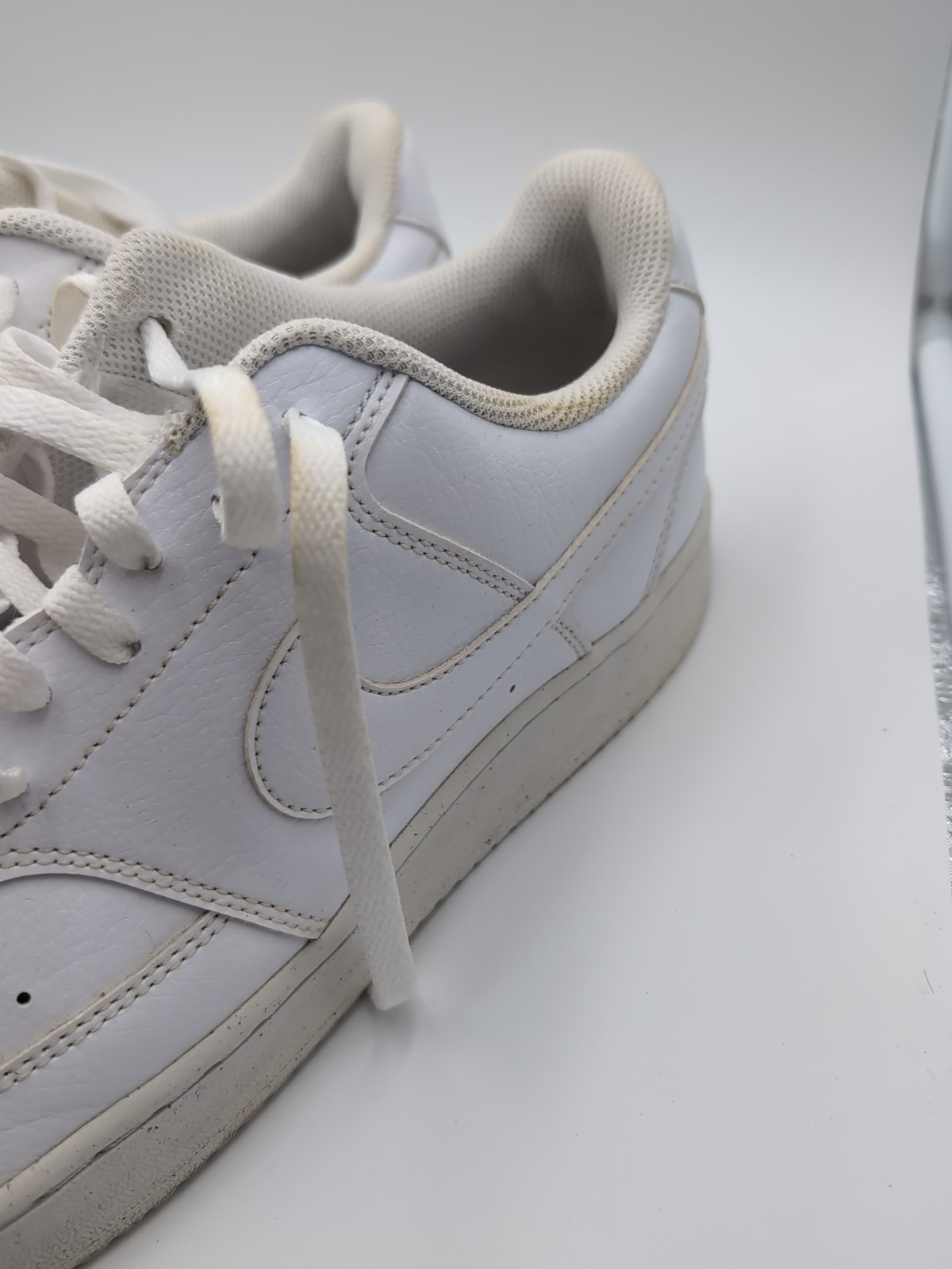 Size 12- Nike Court Vision Next Nature Low Triple White