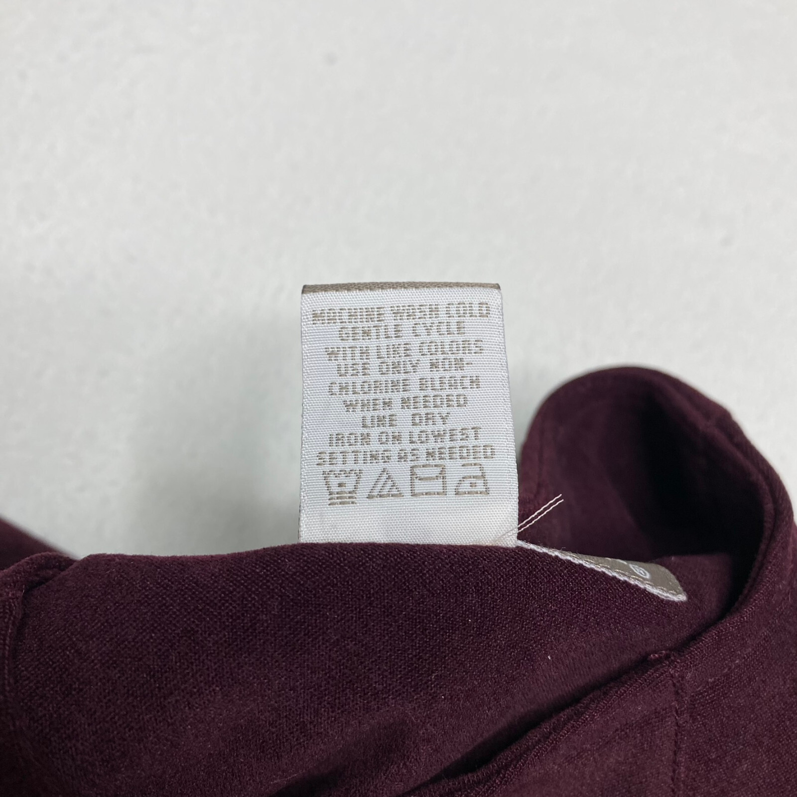 Norton McNaughton Jacket sz 8P Maroon Full Zip Petite Polished Professional Chic