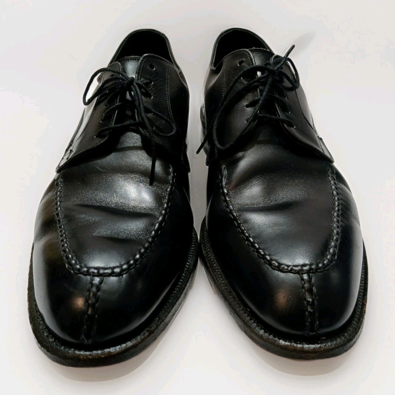 Johnston & Murphy Crown Aristocraft Mens Black Split Toe Oxfords 9 D/B