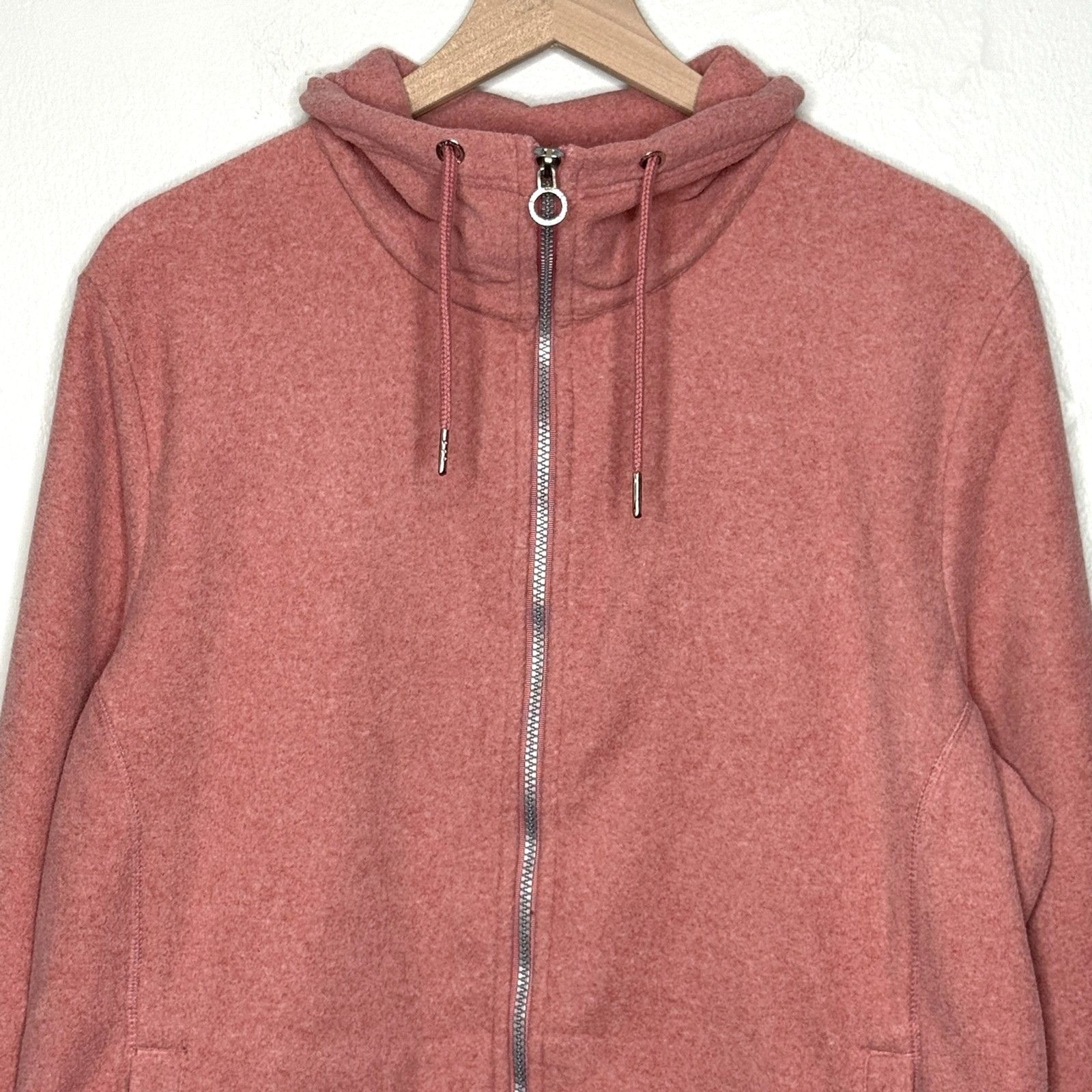Regatta Great Outdoors Womens Fleece Jacket 16 Red Quarter Zip Hiking Camping
