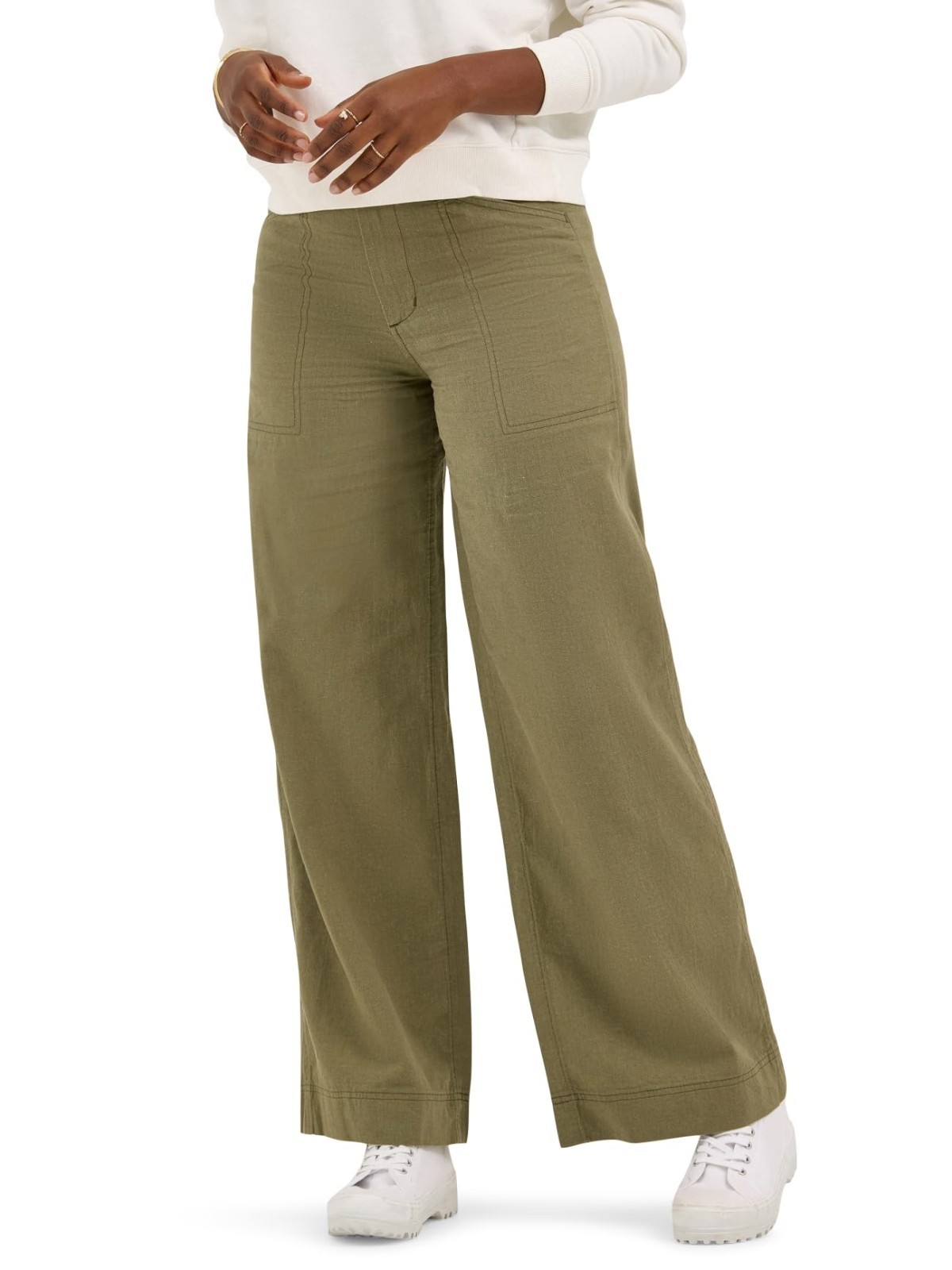 NWT Lee Drapey Trouser Green Mercantile Pants Size 14