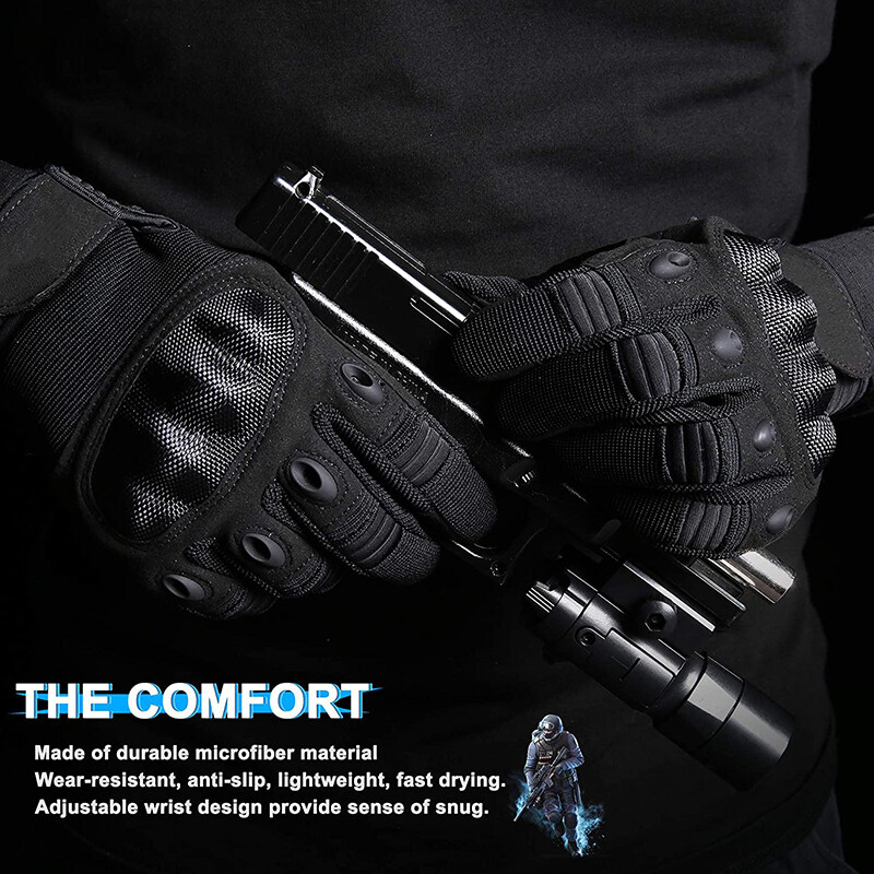 Tactical Gloves Touchscreen Police Combat Motorcycle Driving Training Work Gear