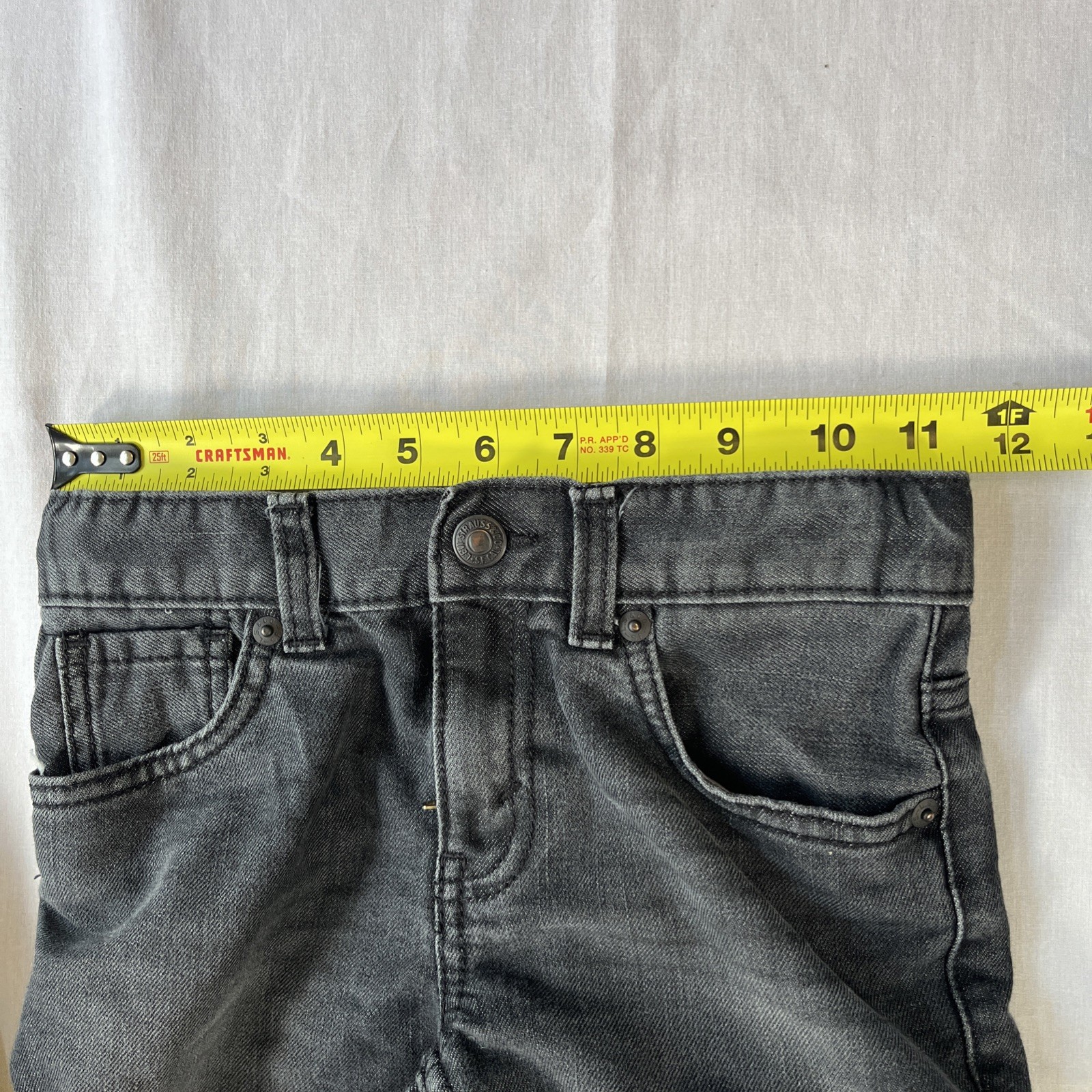 Levi’s Kids Performance 514 Straight jeans Faded Black Size 7 Reg